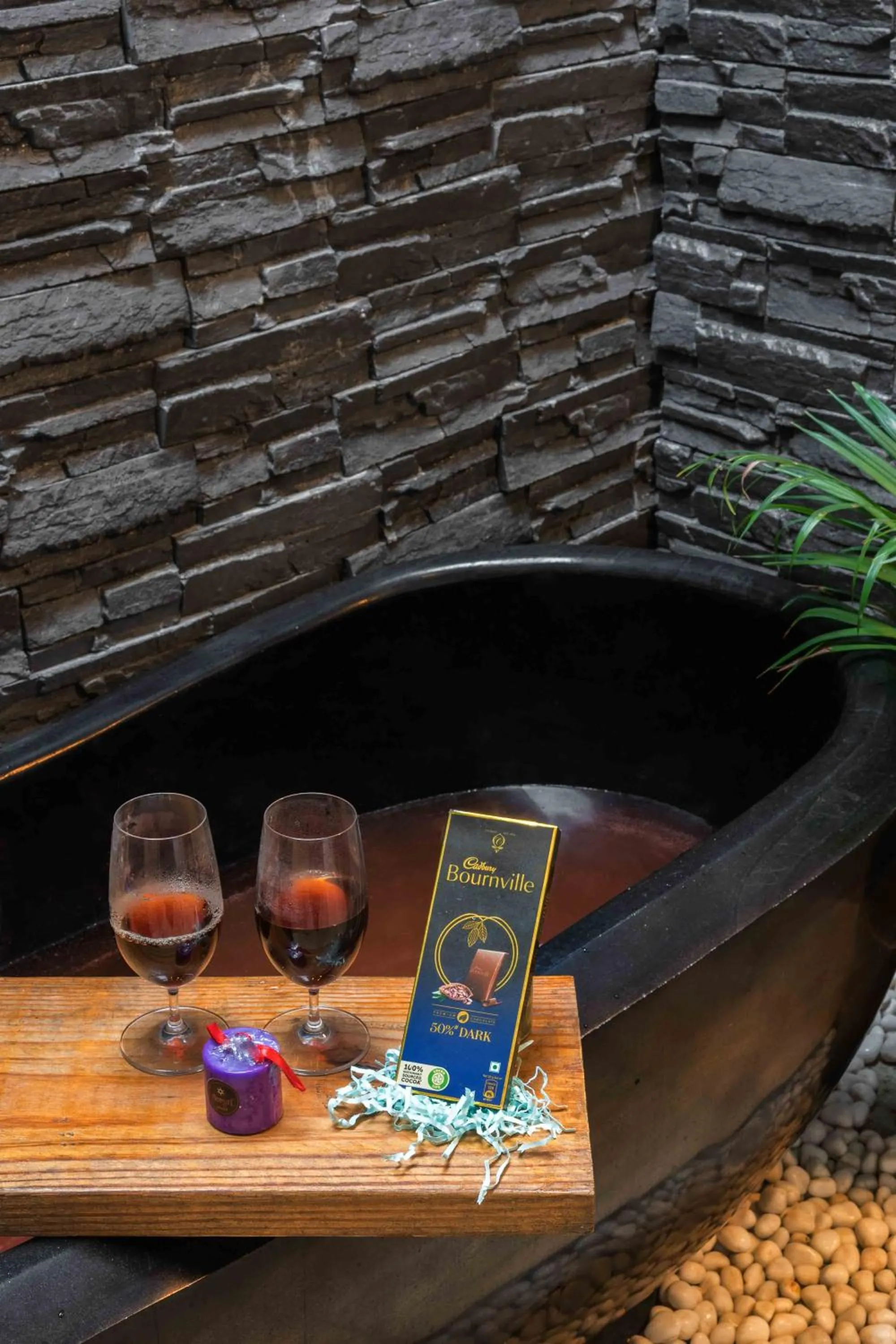 Bath in SaffronStays Glasshouse Celeste, Ranikhet - luxurious glass villa with breathtaking views