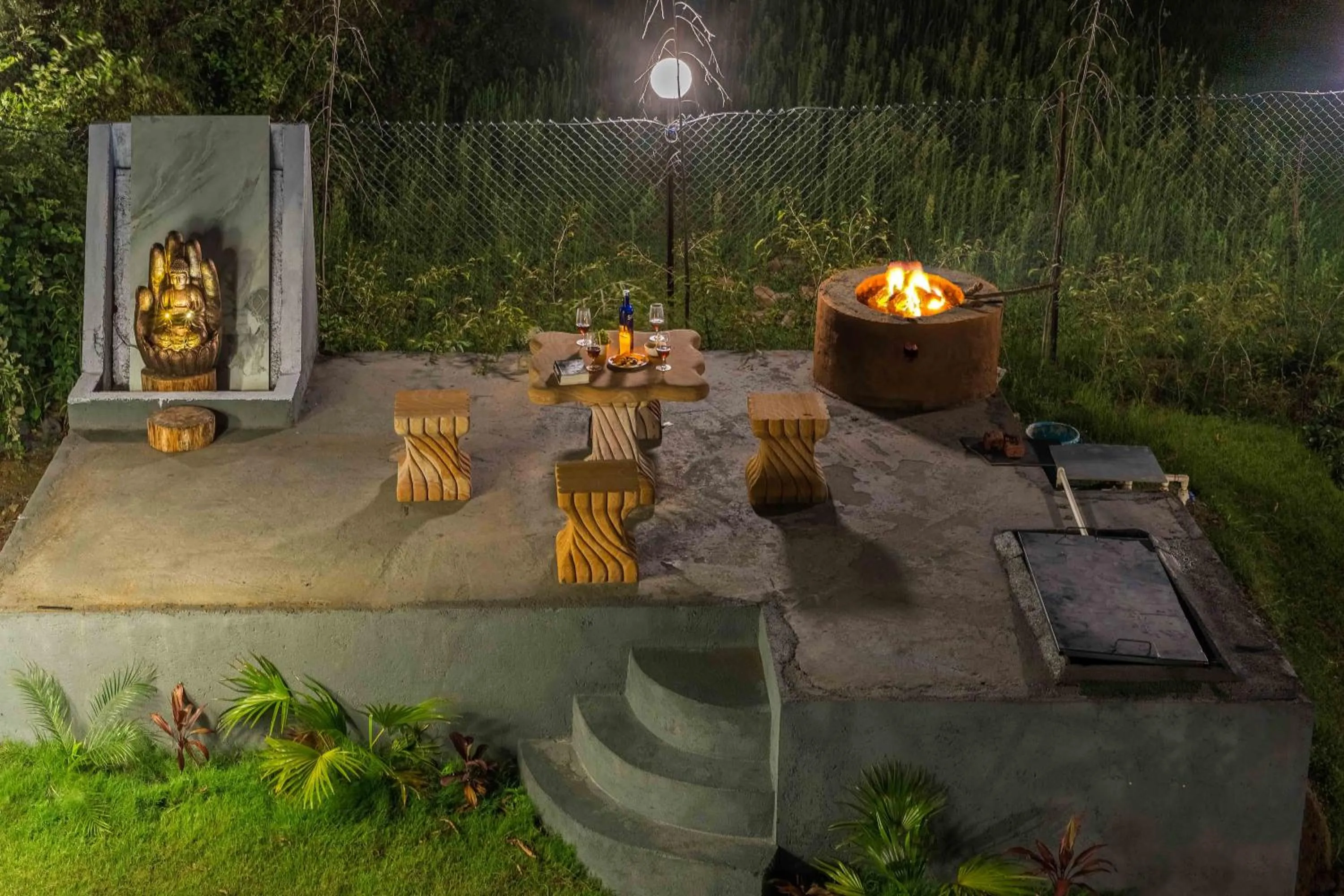 Night in SaffronStays Glasshouse Celeste, Ranikhet - luxurious glass villa with breathtaking views
