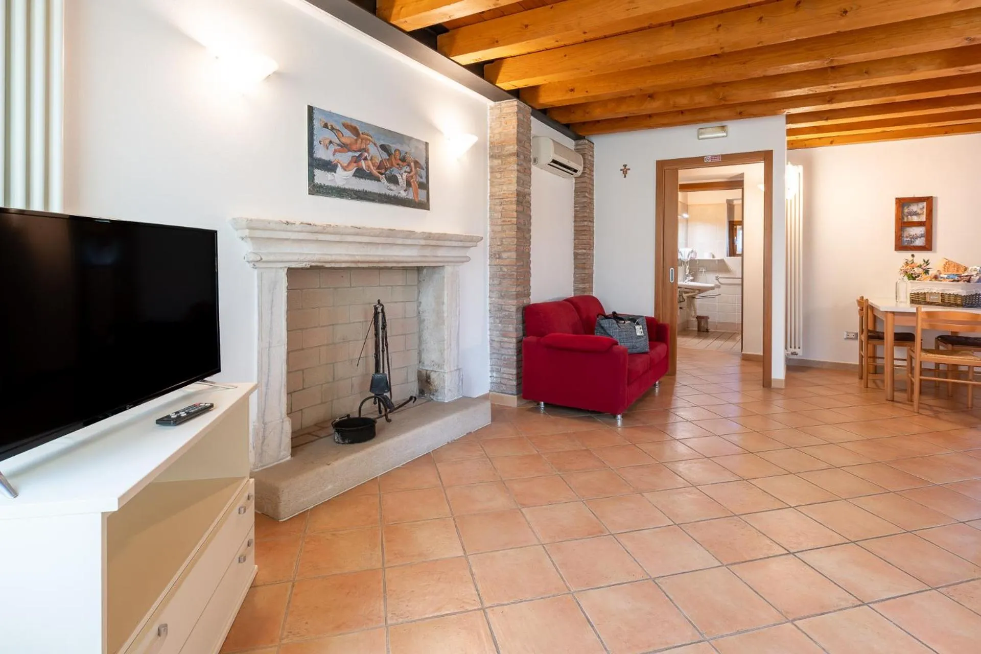 Living room in Agriturismo Al Tralcio