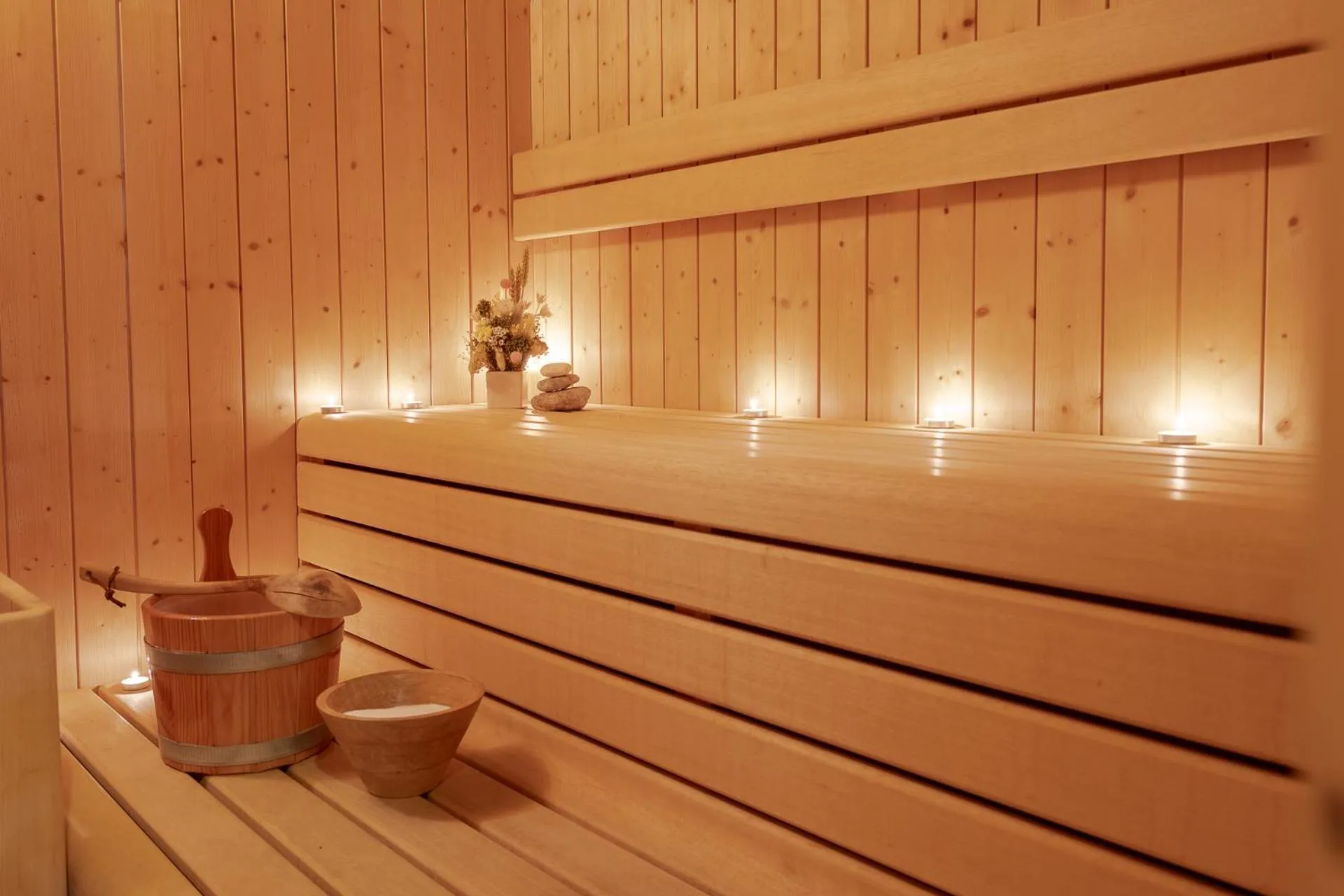 Sauna in Agriturismo Al Tralcio