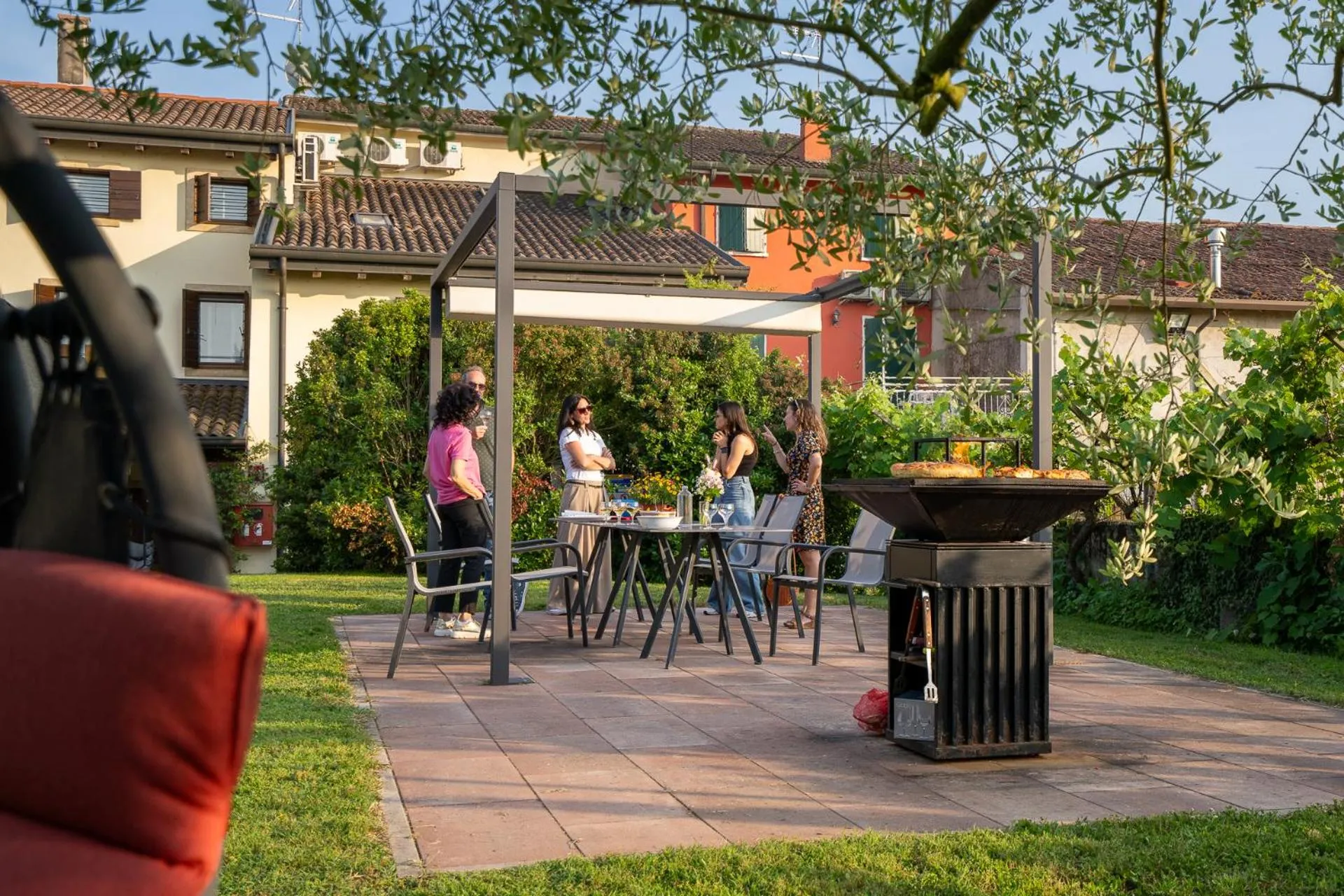 Garden view in Agriturismo Al Tralcio