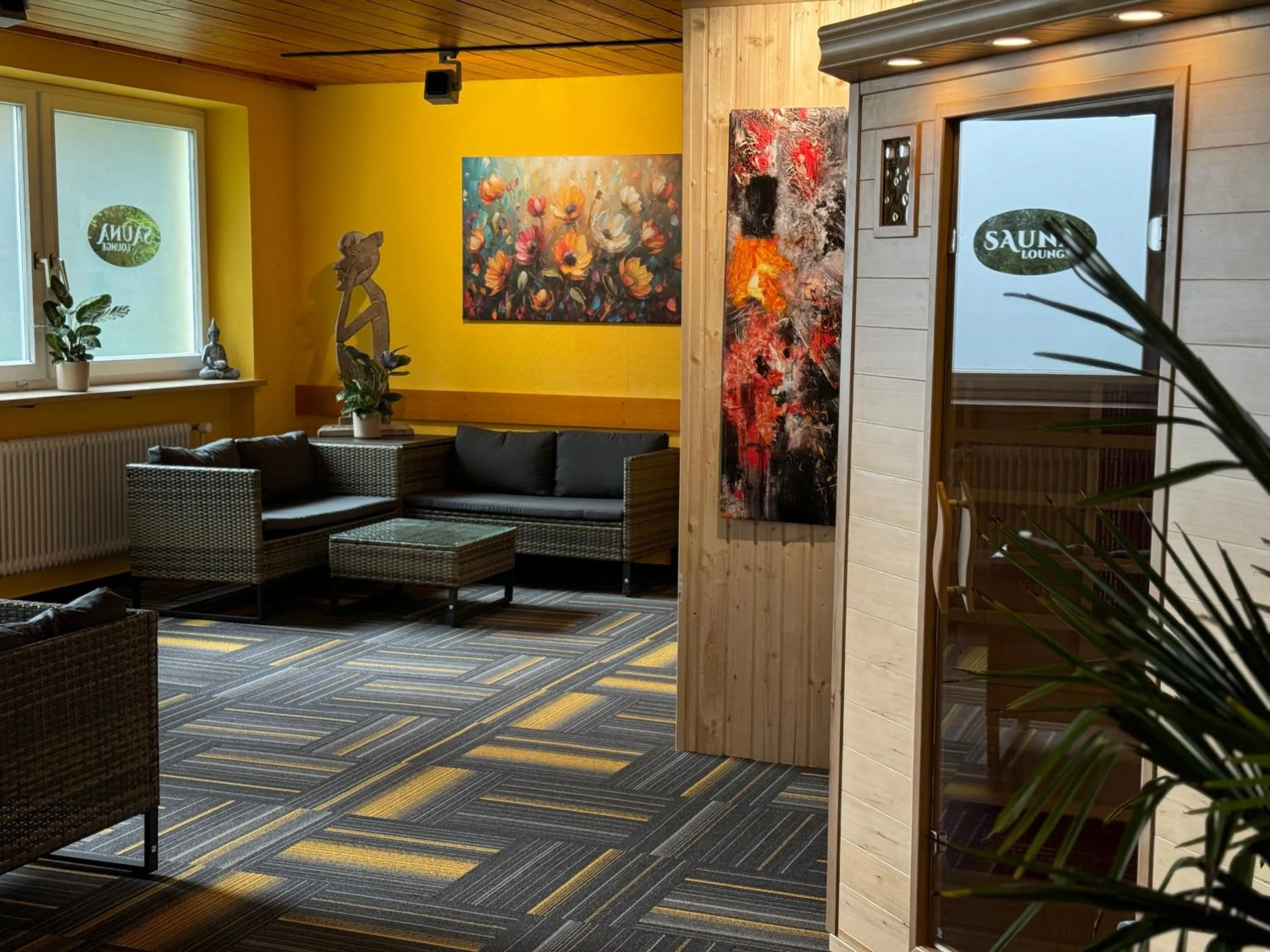 Sauna in Maiers Hotel