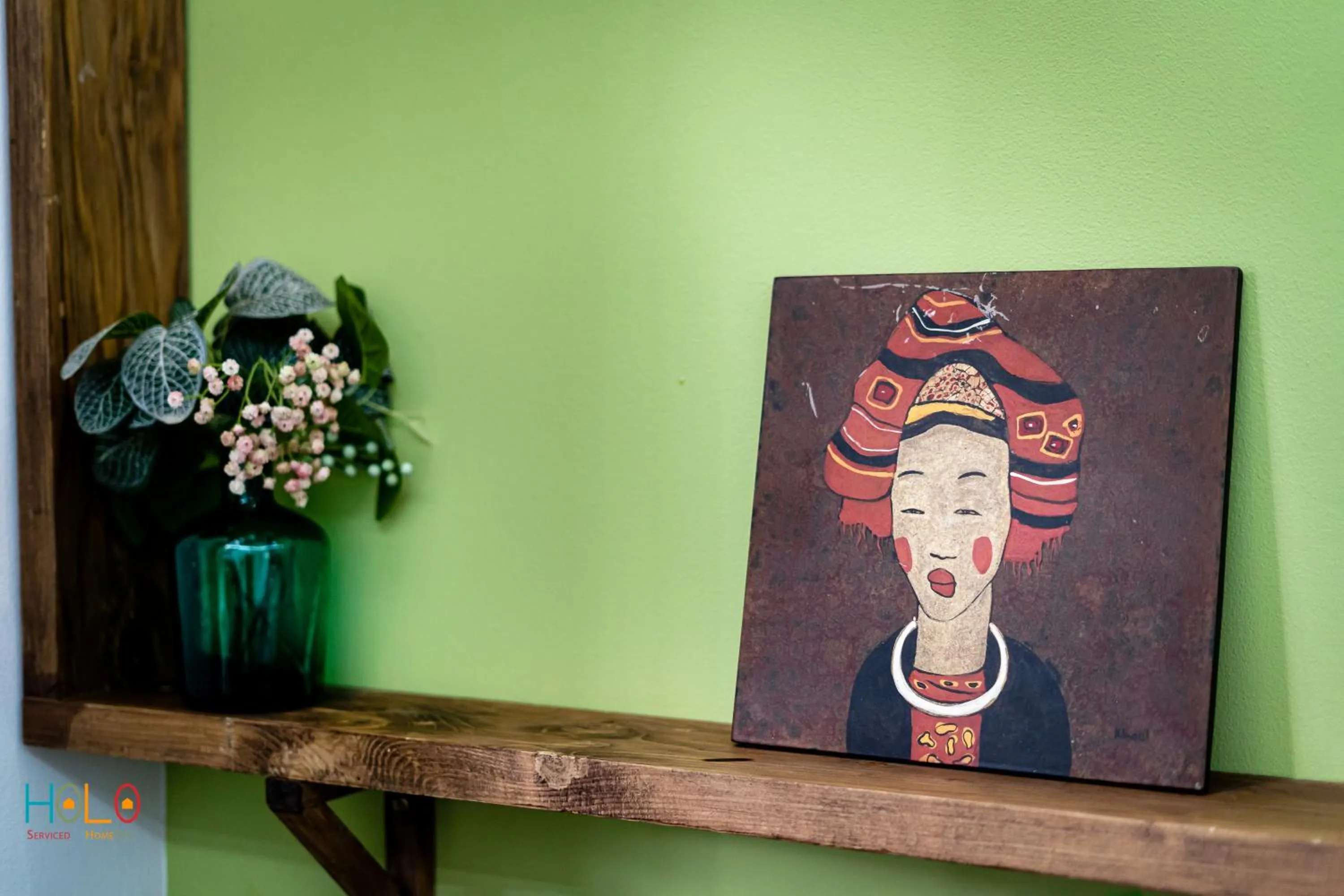 Decorative detail in HoLo Central Saigon - Serviced HomeStay