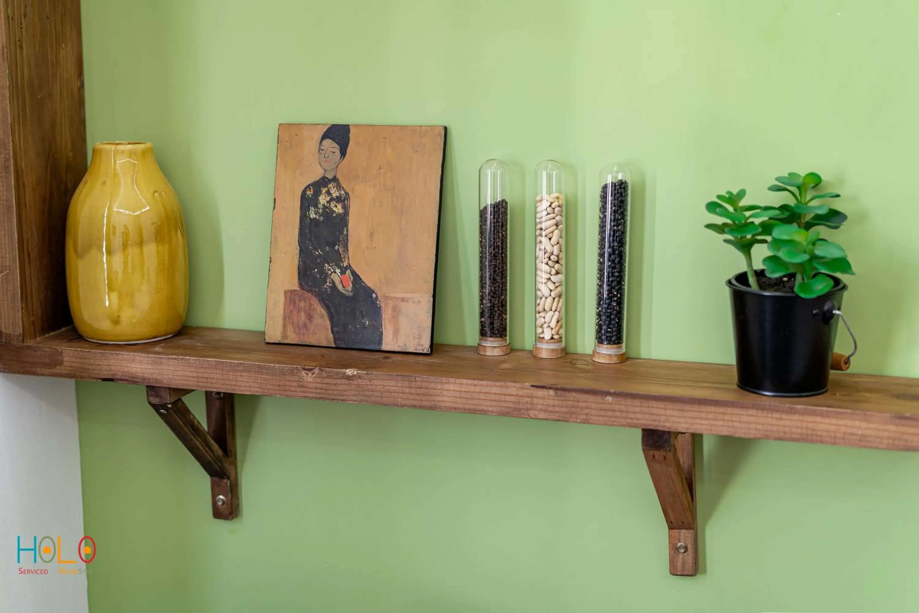 Decorative detail in HoLo Central Saigon - Serviced HomeStay