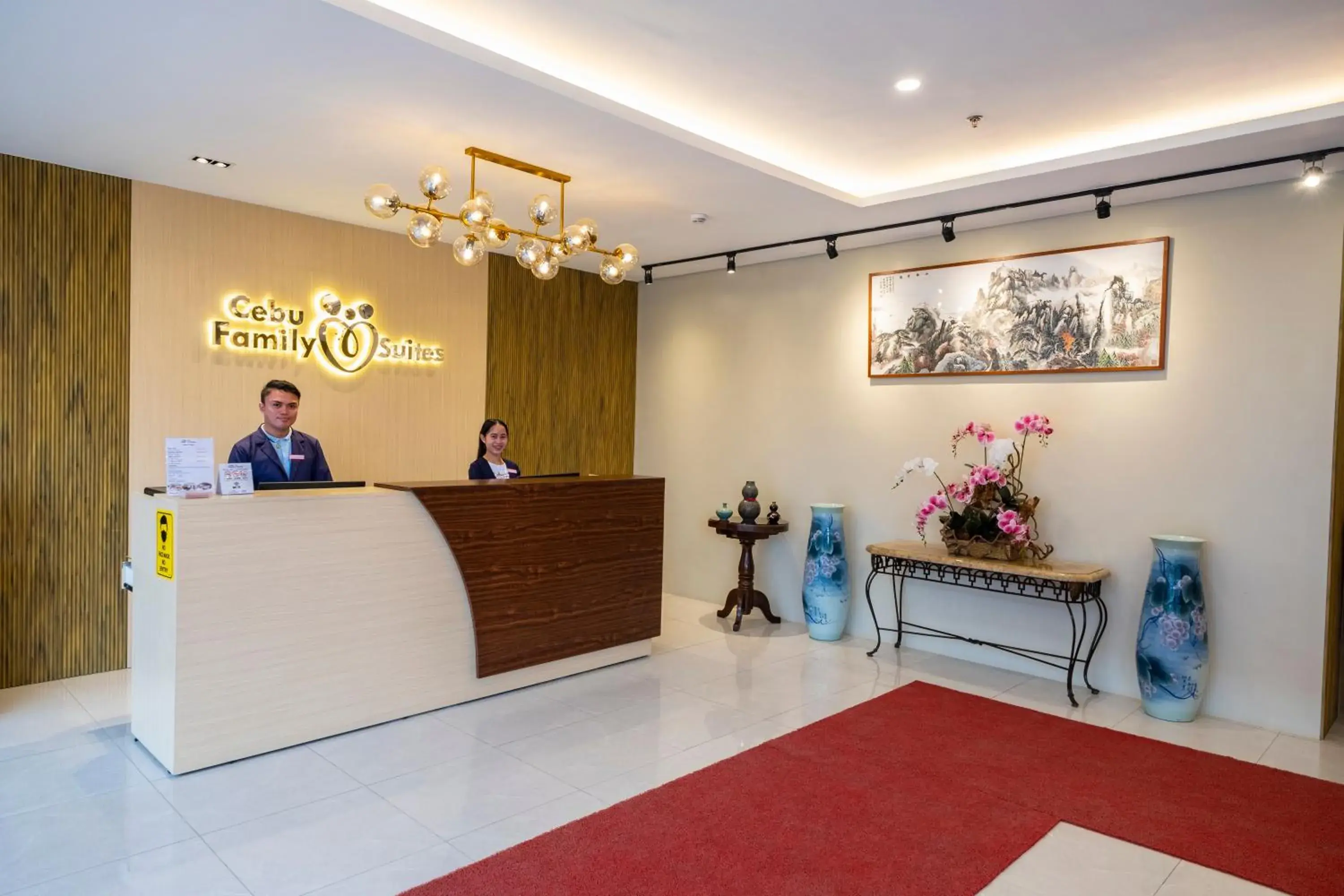 Lobby or reception in Cebu Family Suites powered by Cocotel Lobby or reception in Cebu Family Suites powered by Cocotel