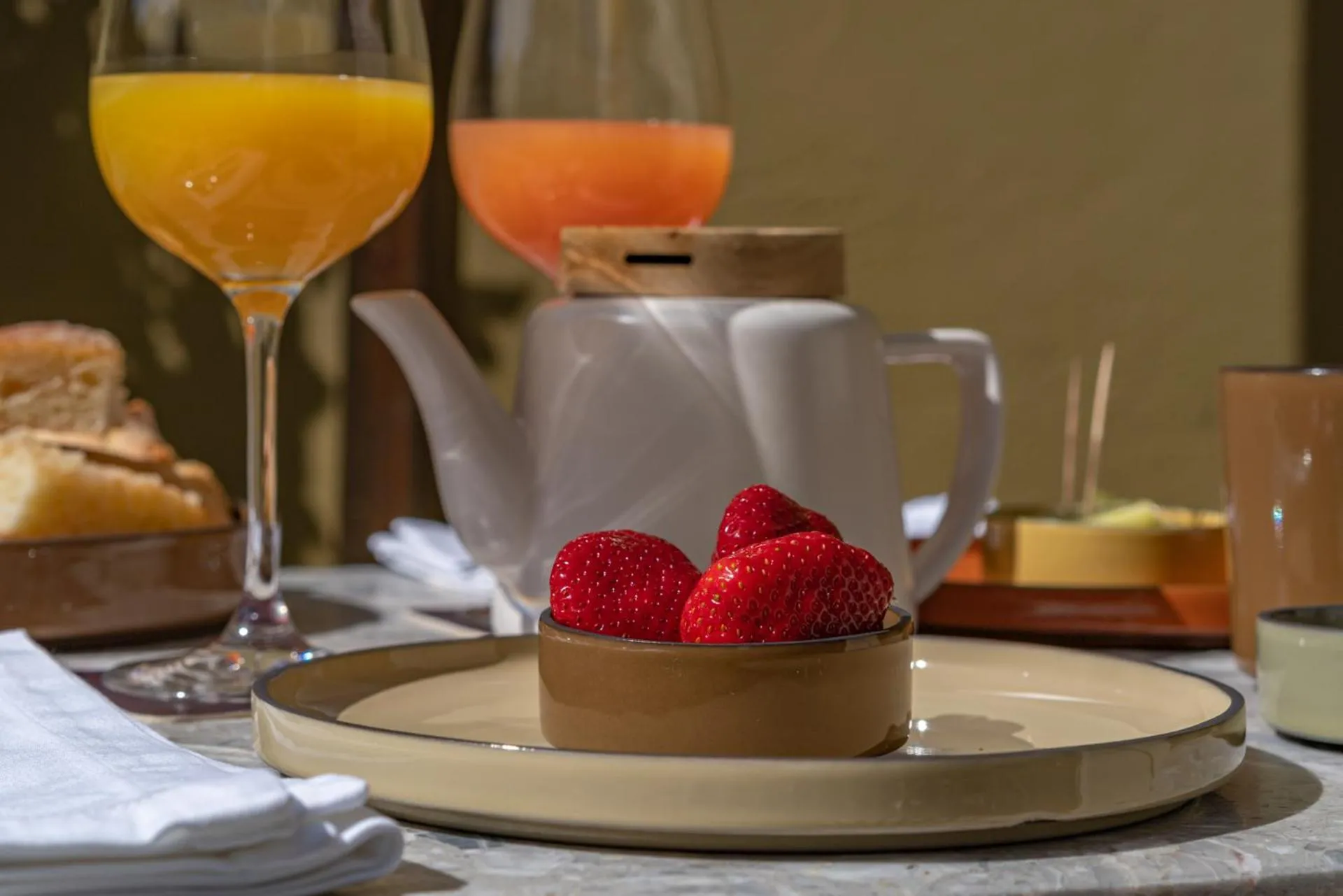 Continental breakfast in Marcelle en Camargue