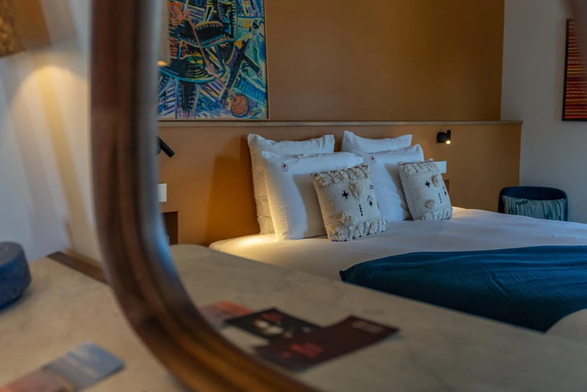 Decorative detail, Bed in Marcelle en Camargue