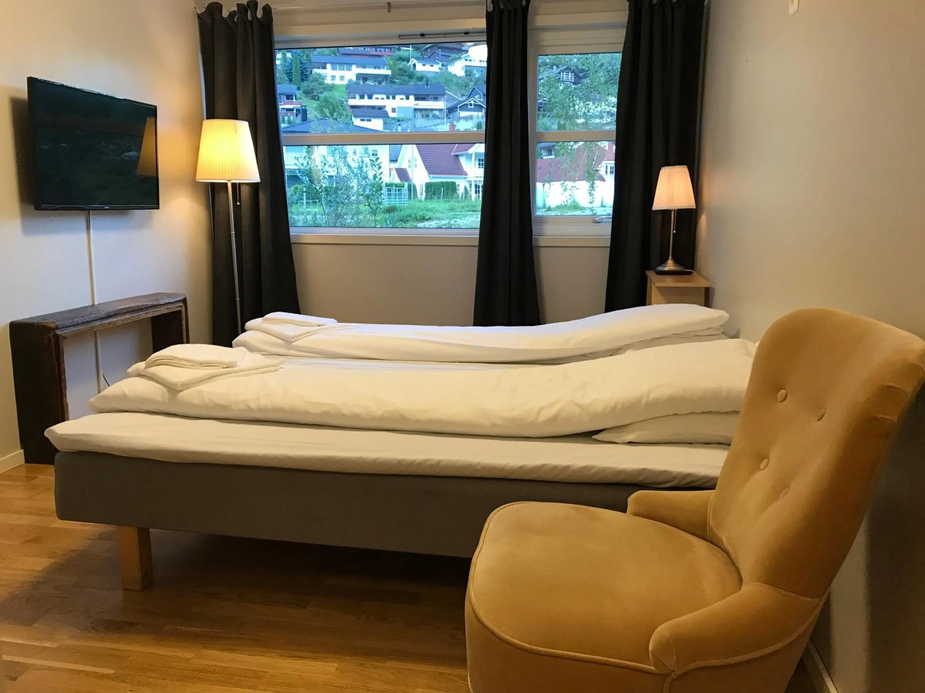 Bed in Gaupnetunet Hotell og Hytter