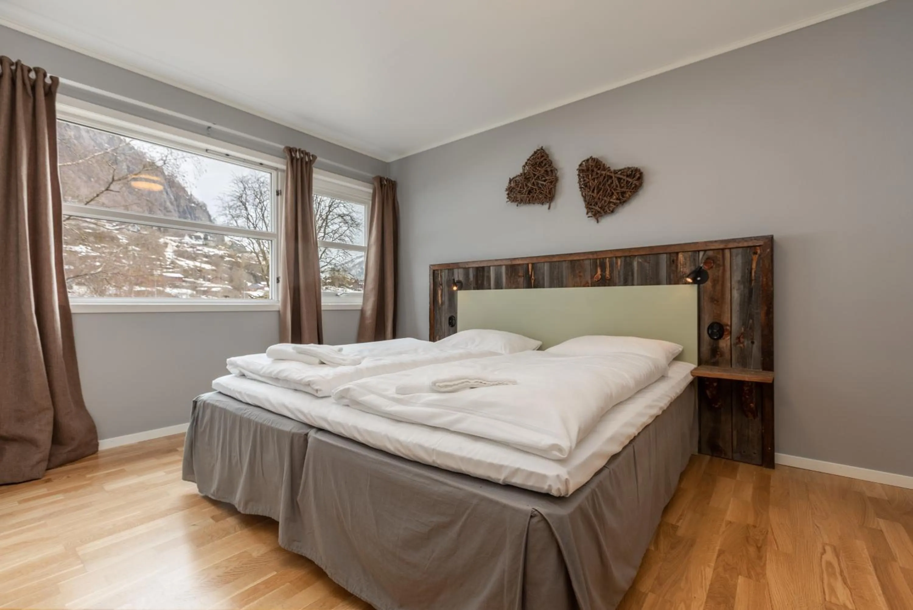 Bed in Gaupnetunet Hotell og Hytter