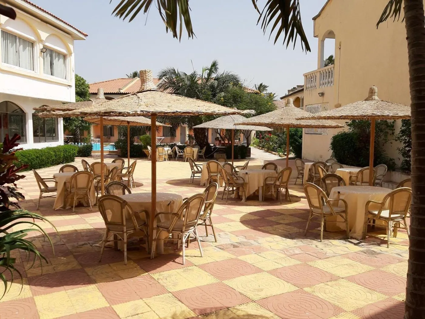 Patio in Cape Point Hotel