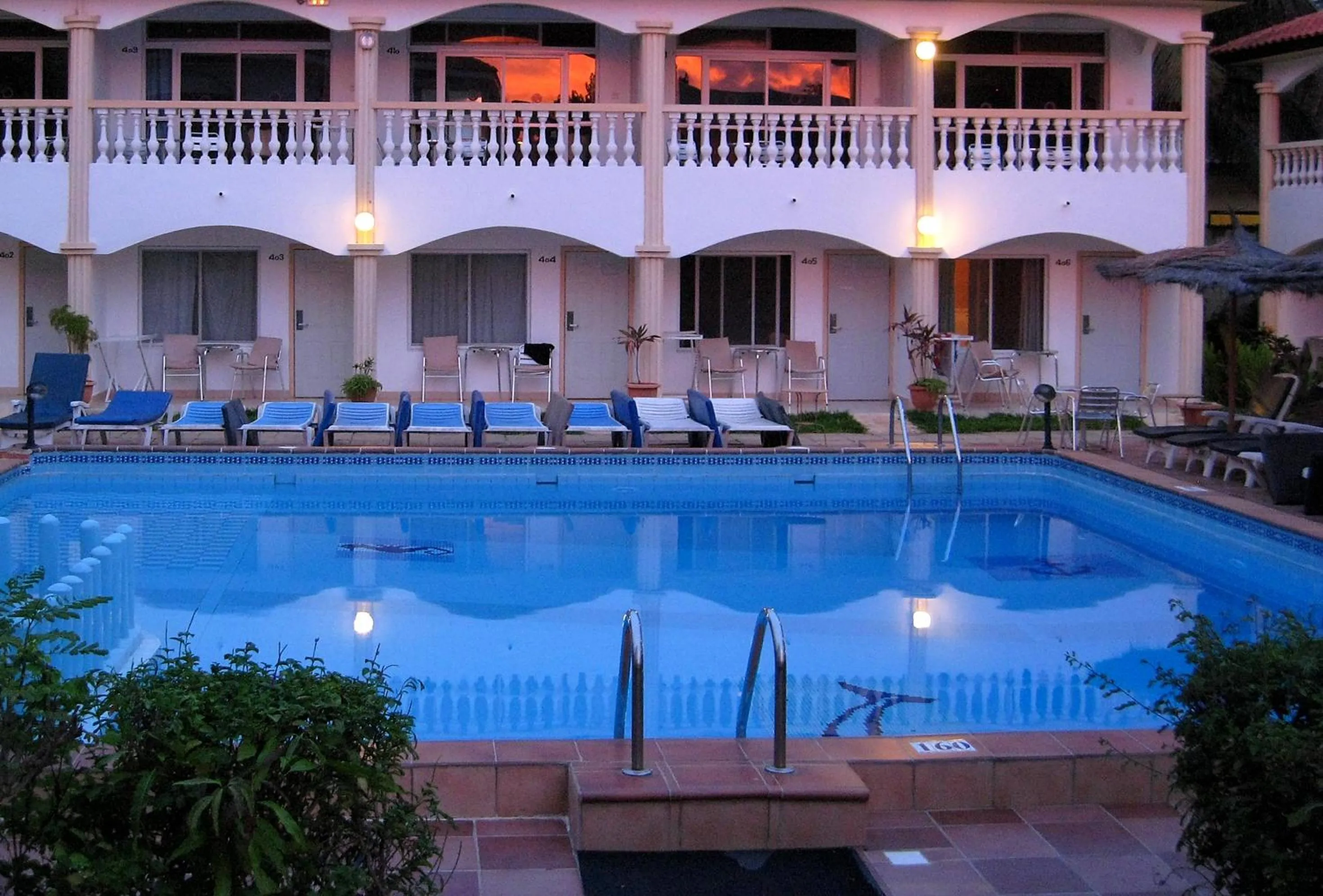 Pool view in Cape Point Hotel