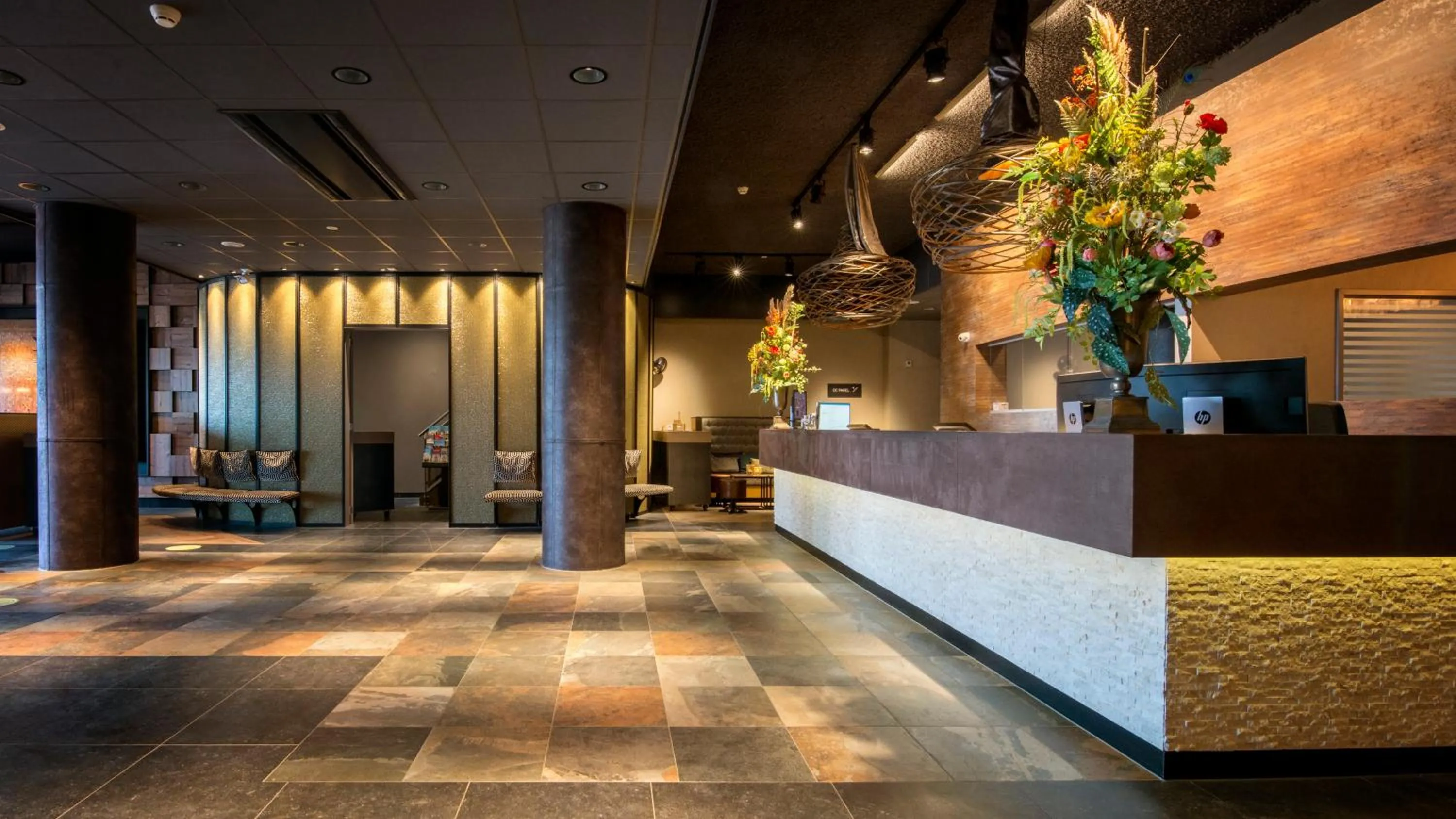 Lobby or reception in Strandhotel Golfzang