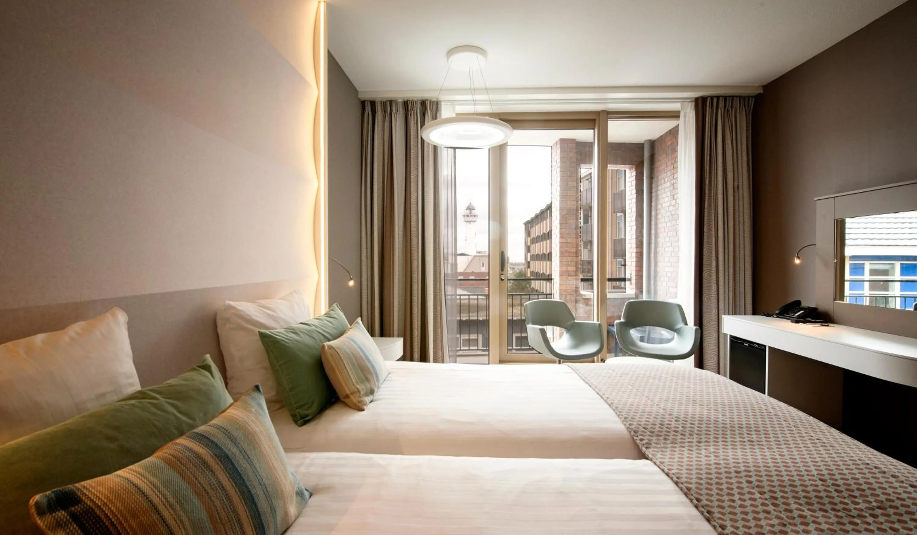 Bed in Strandhotel Golfzang