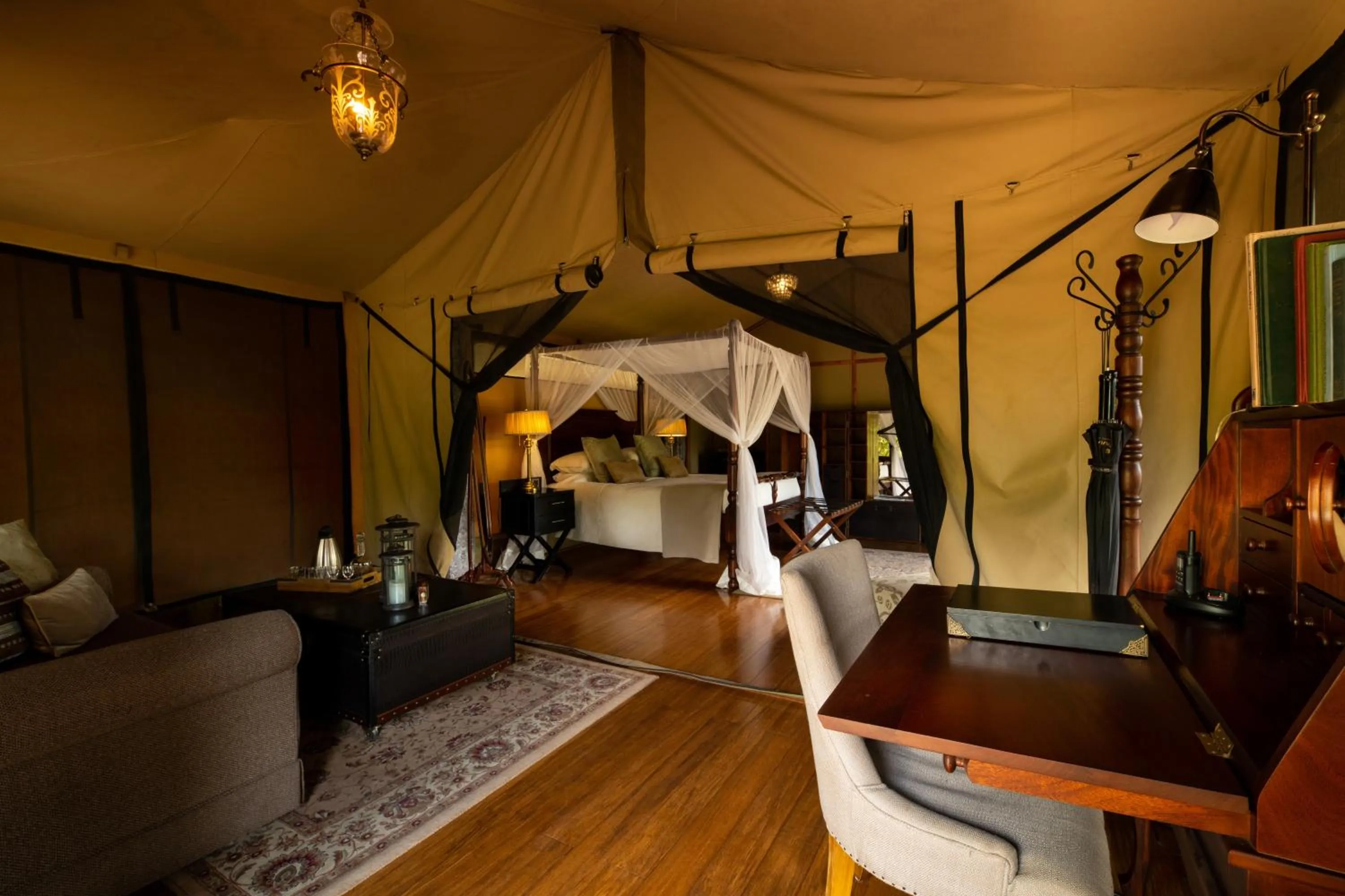 Bedroom in Elewana Sand River Mara