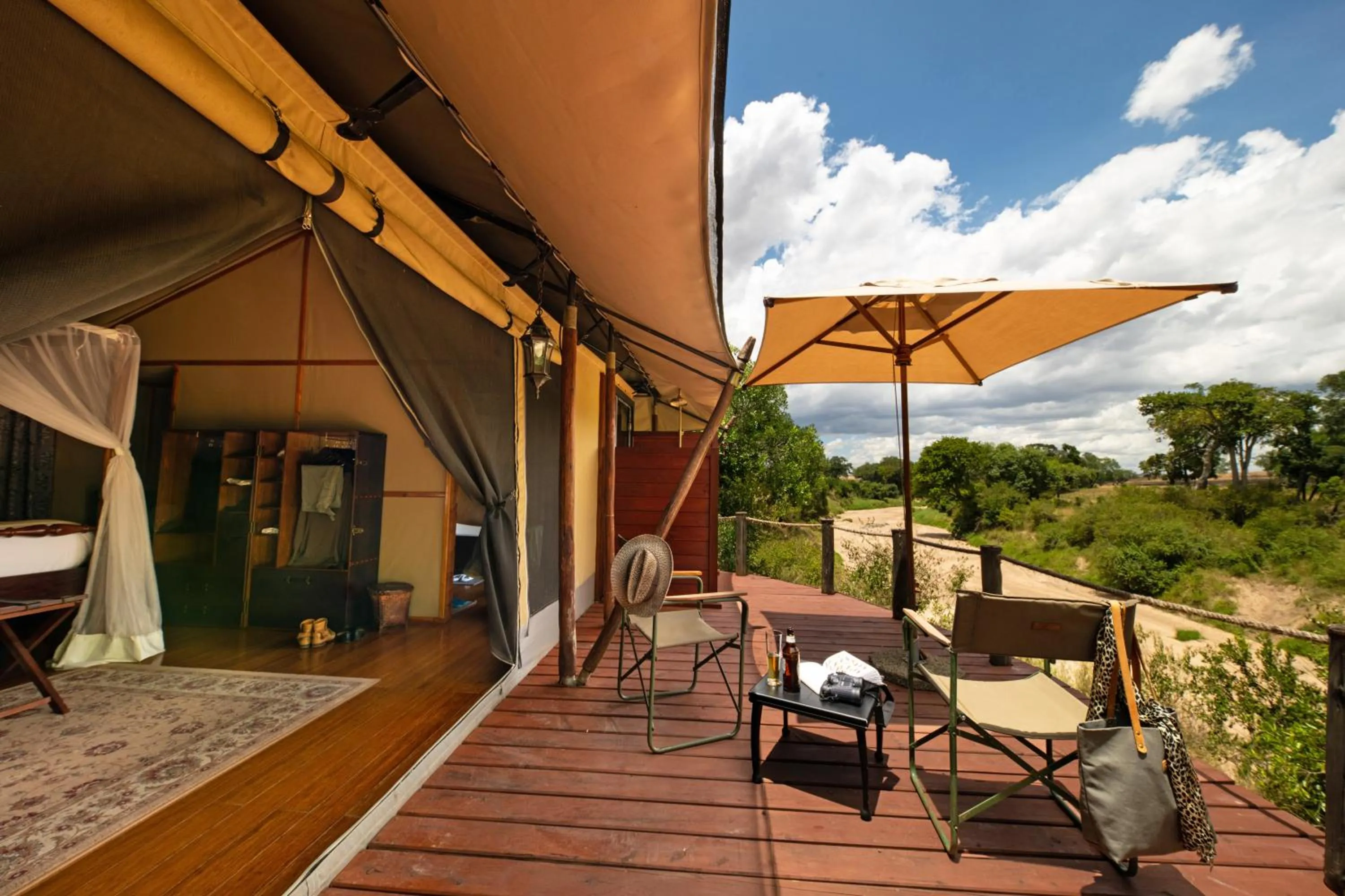 Balcony/Terrace in Elewana Sand River Mara