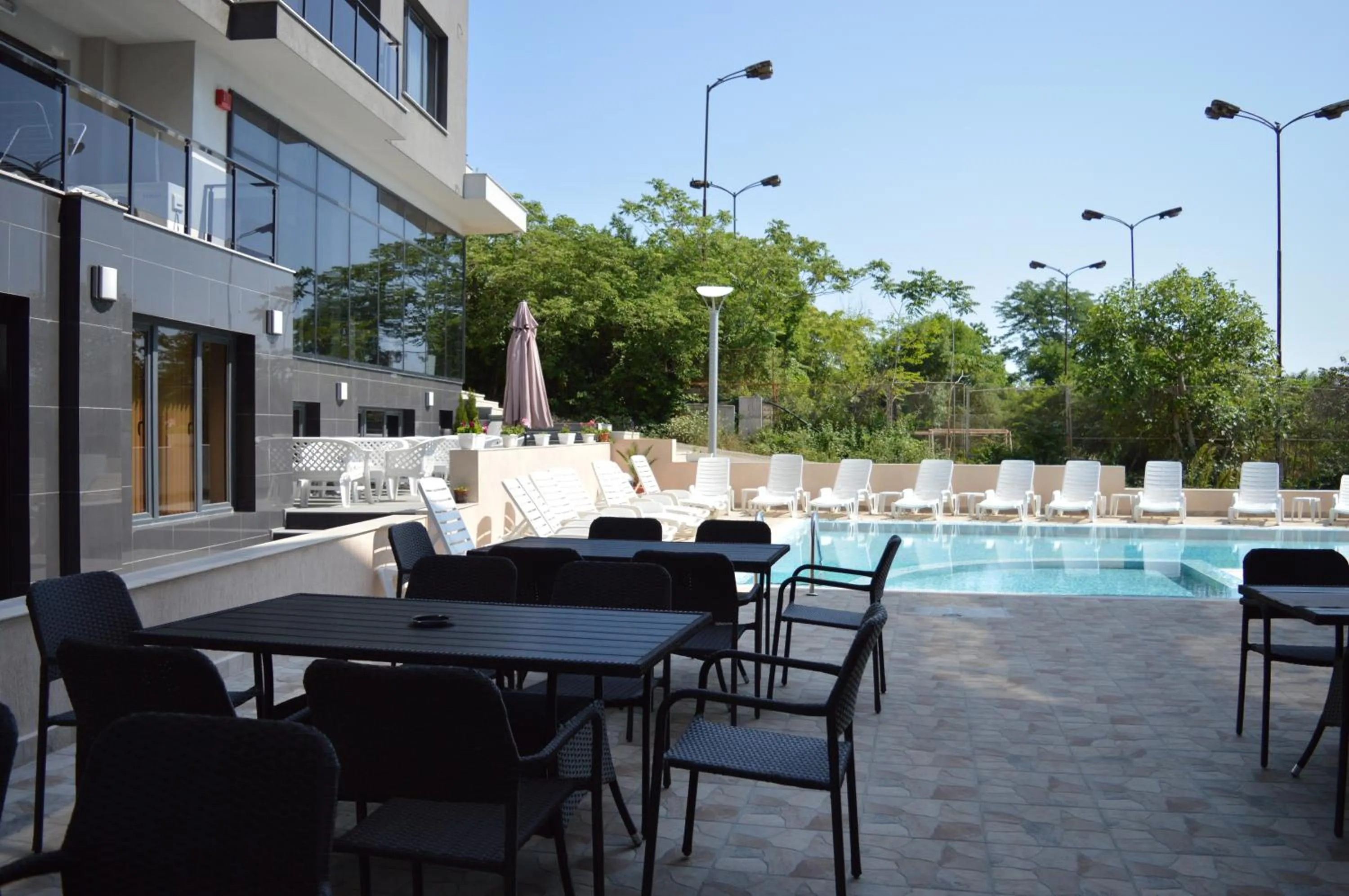Patio in Hotel Ray