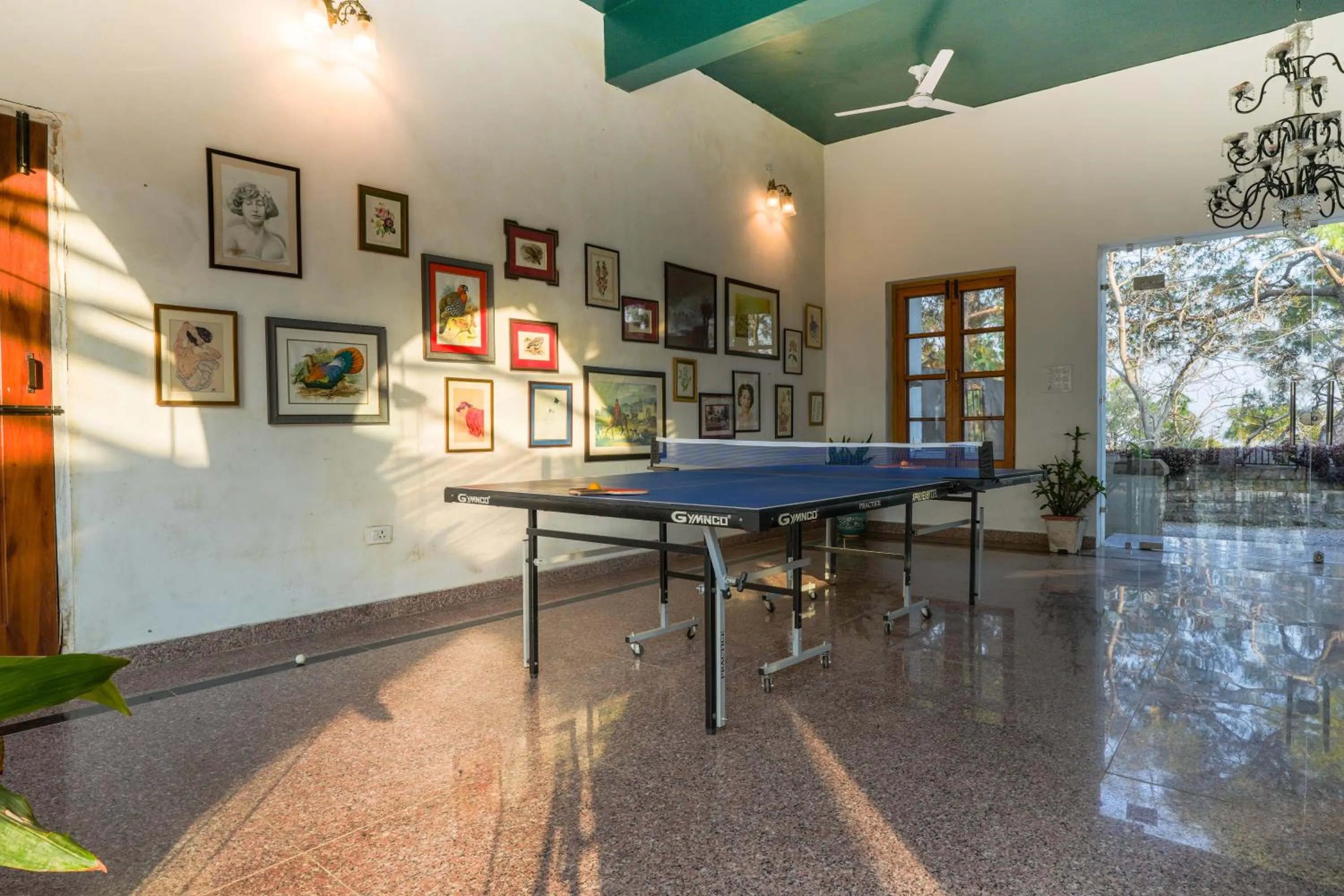 Table tennis in Seclude Nahan, Bantony Cottage