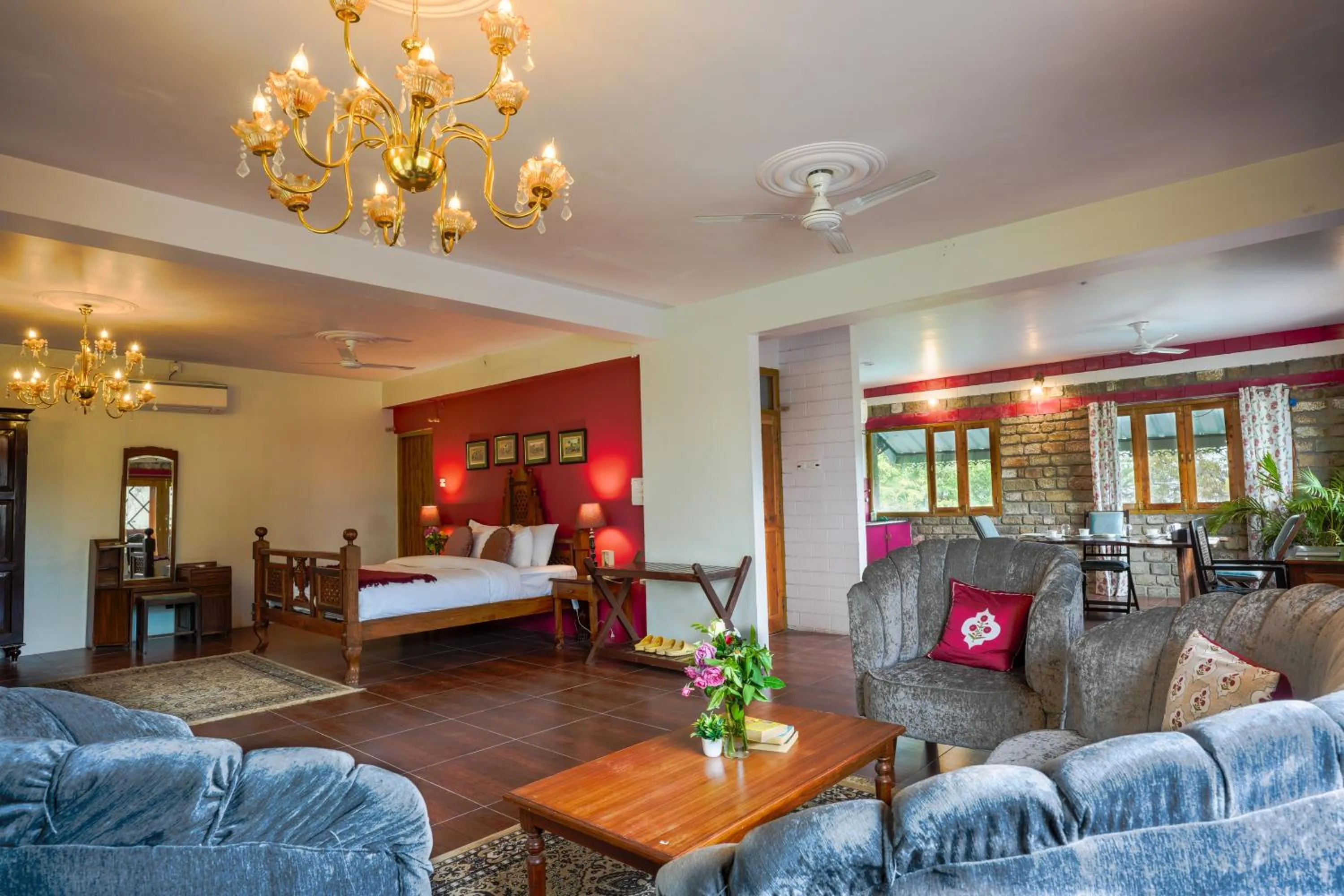 Photo of the whole room, Bed in Seclude Nahan, Bantony Cottage