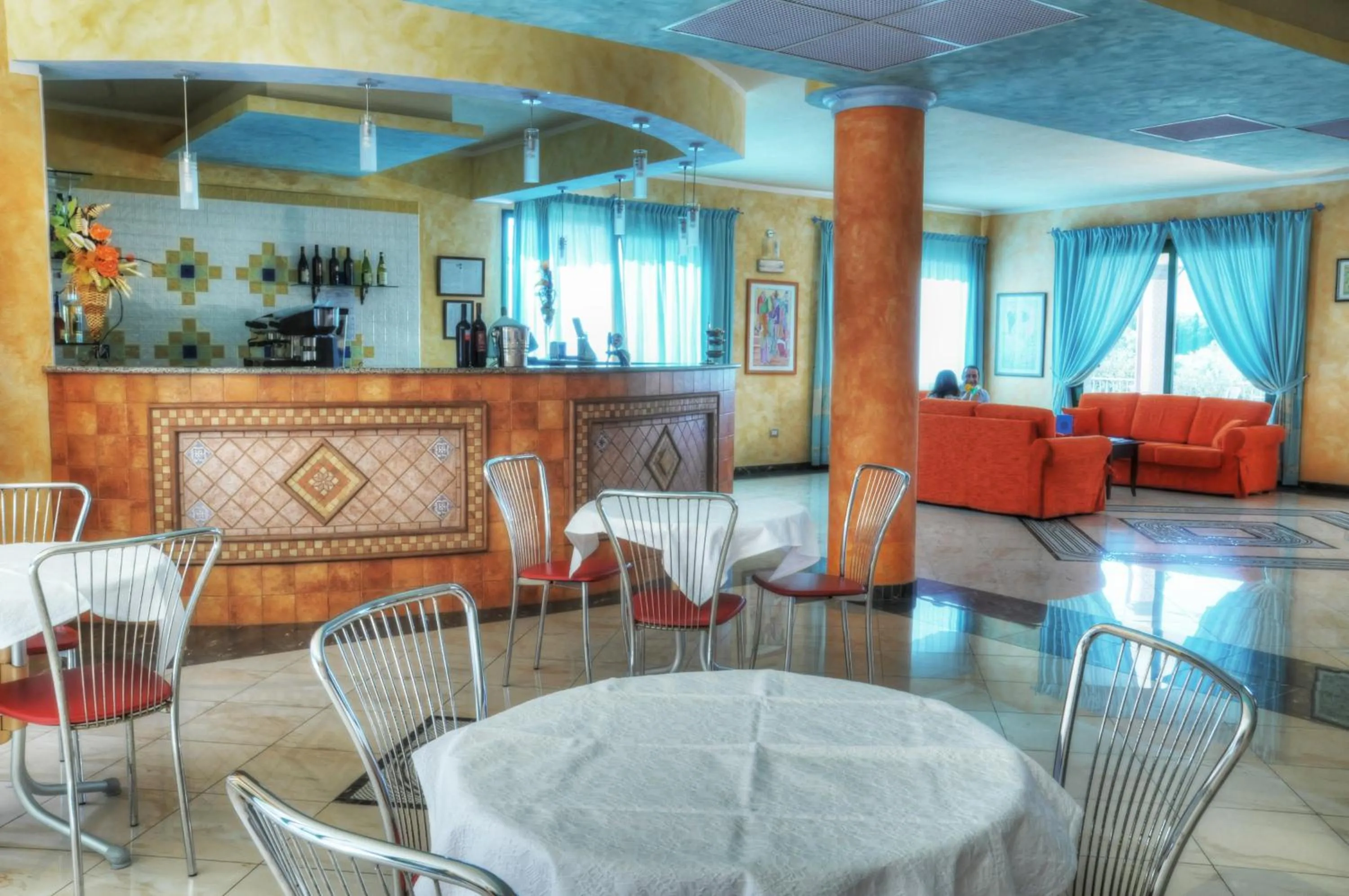 Lounge or bar in Hotel Baia Marina