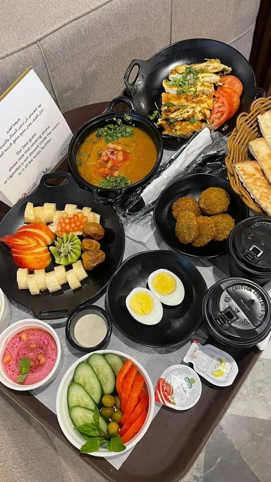 Breakfast in Laten Suites Al Salim Plaza