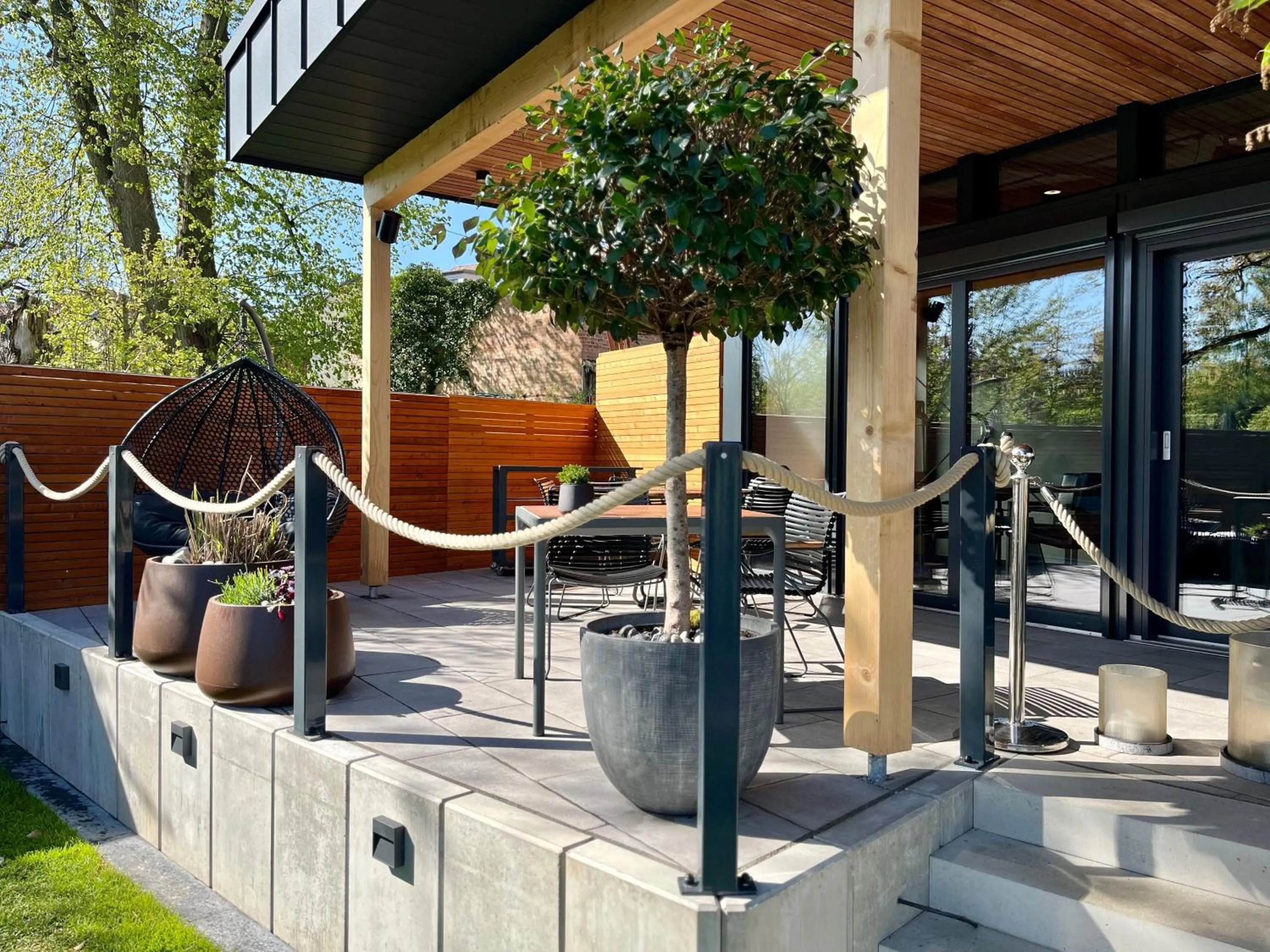 Property building in Hotel & Restaurant Fackelgarten Plau am See