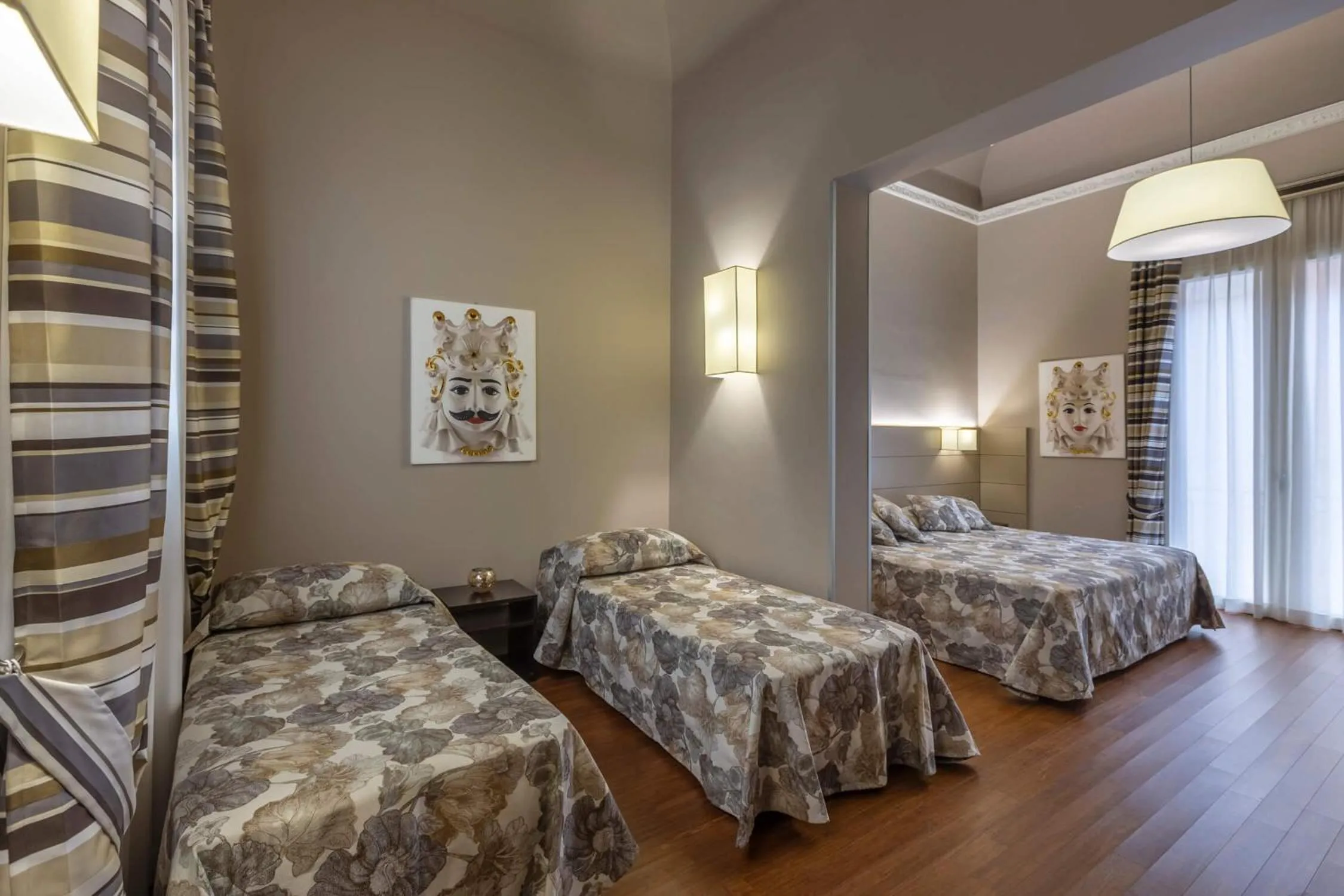 Bed in Hotel Vittoria