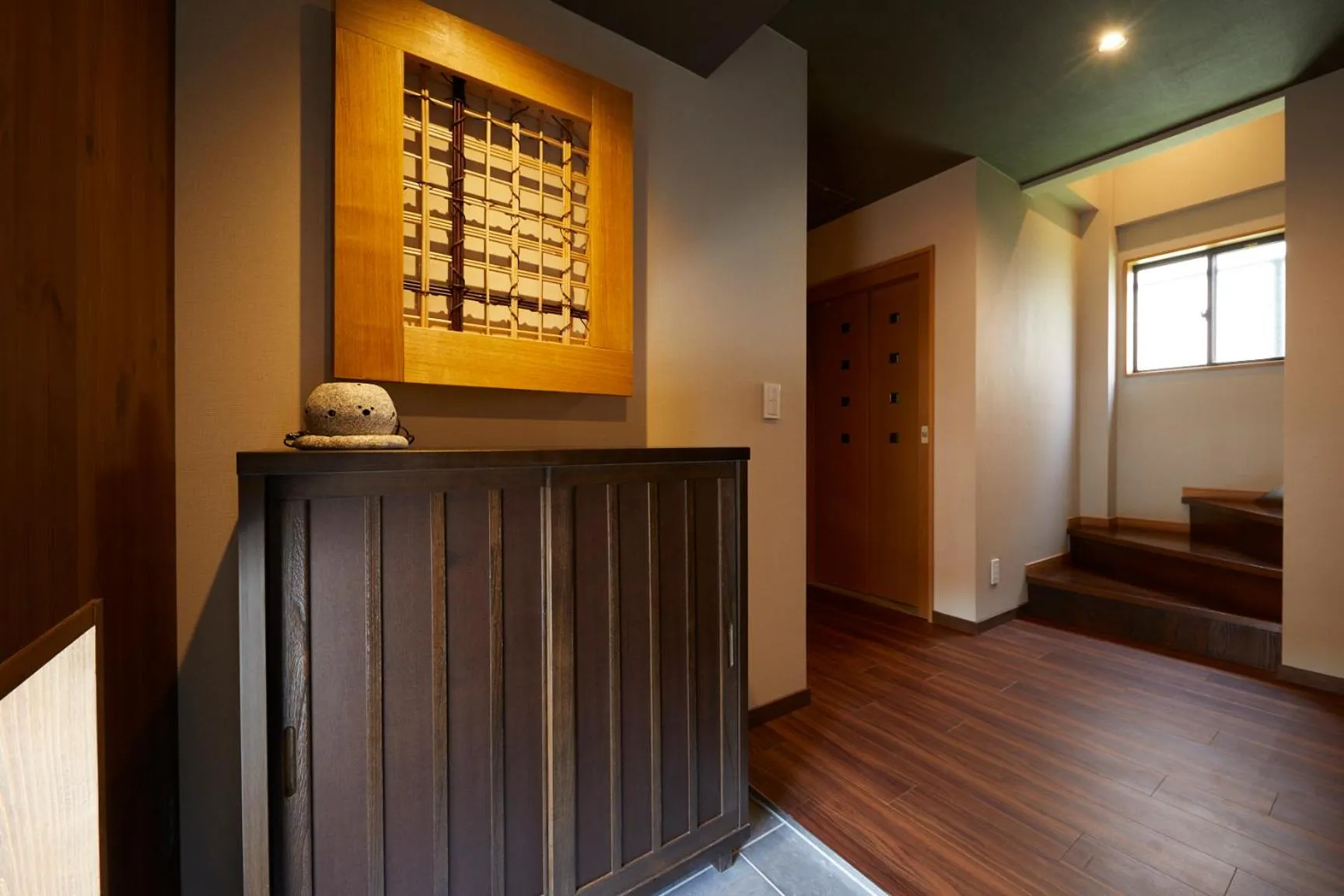 Facade/entrance in 古今 天下茶屋 with a private parking lot and a half open-air bath and direct to KIX