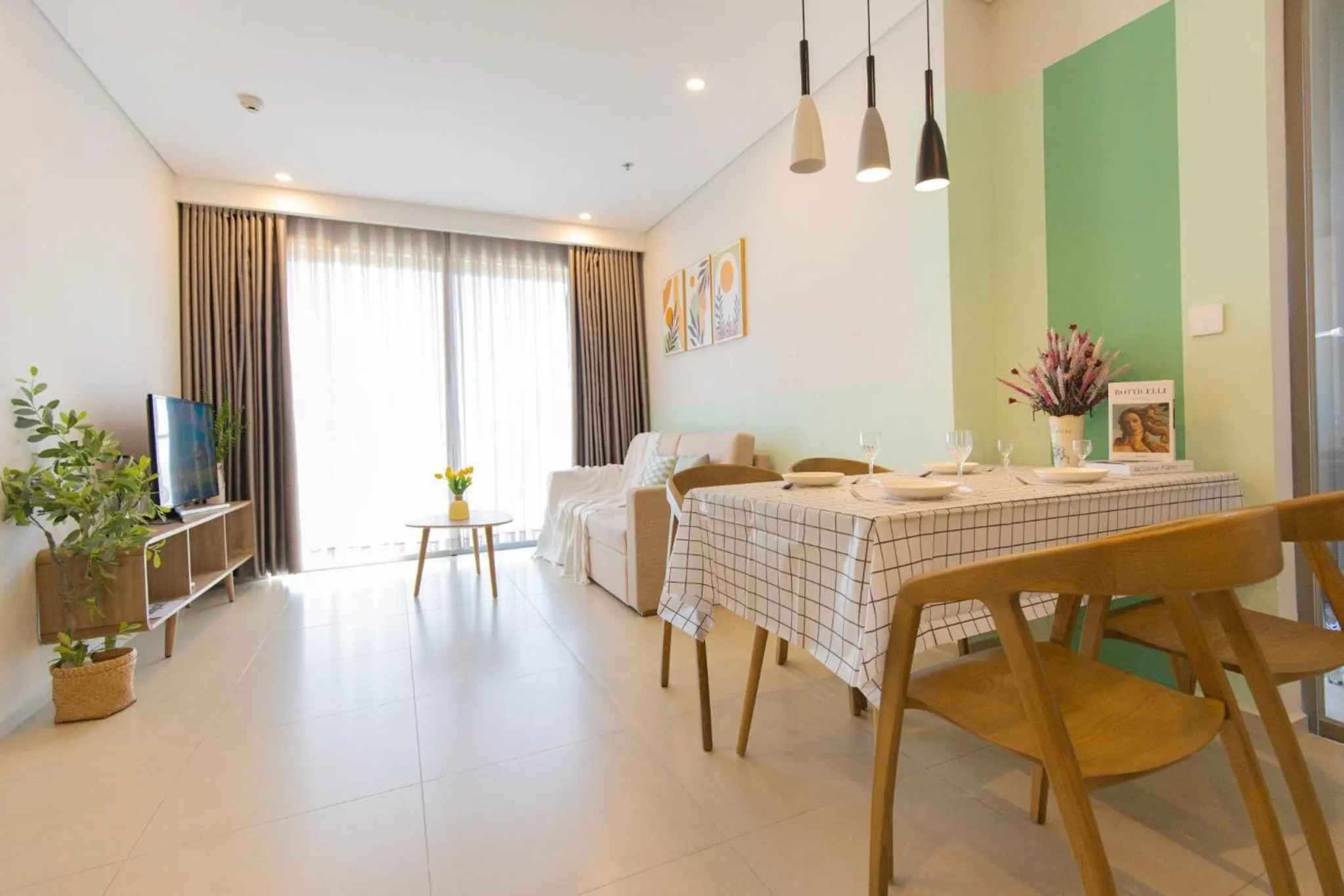 Living room in Ken's House -The Sóng Condotel Vũng Tàu