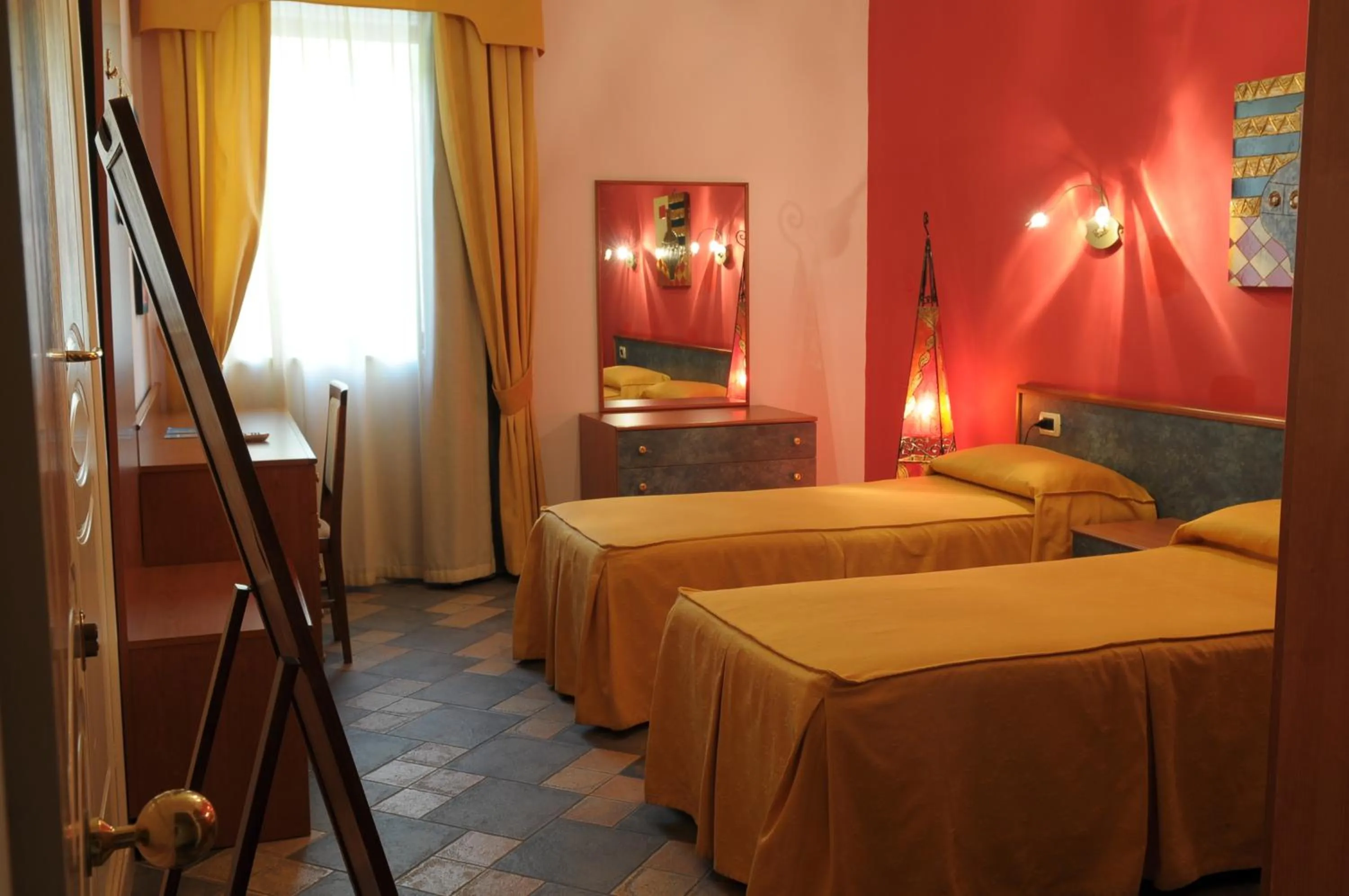 Bed in Hotel Blumentag