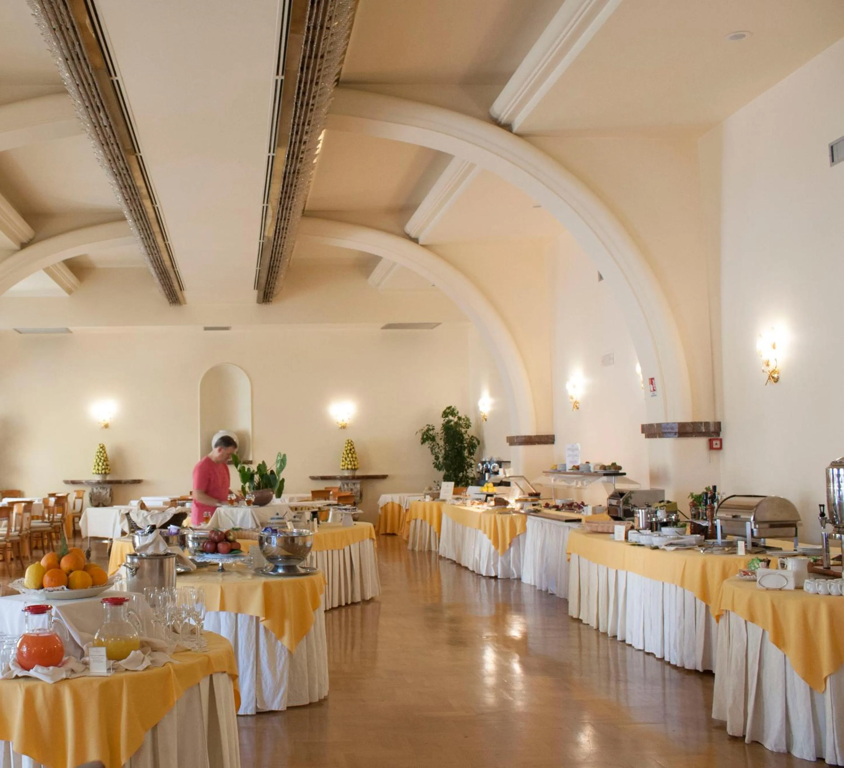Buffet breakfast in Grand Hotel Miramare
