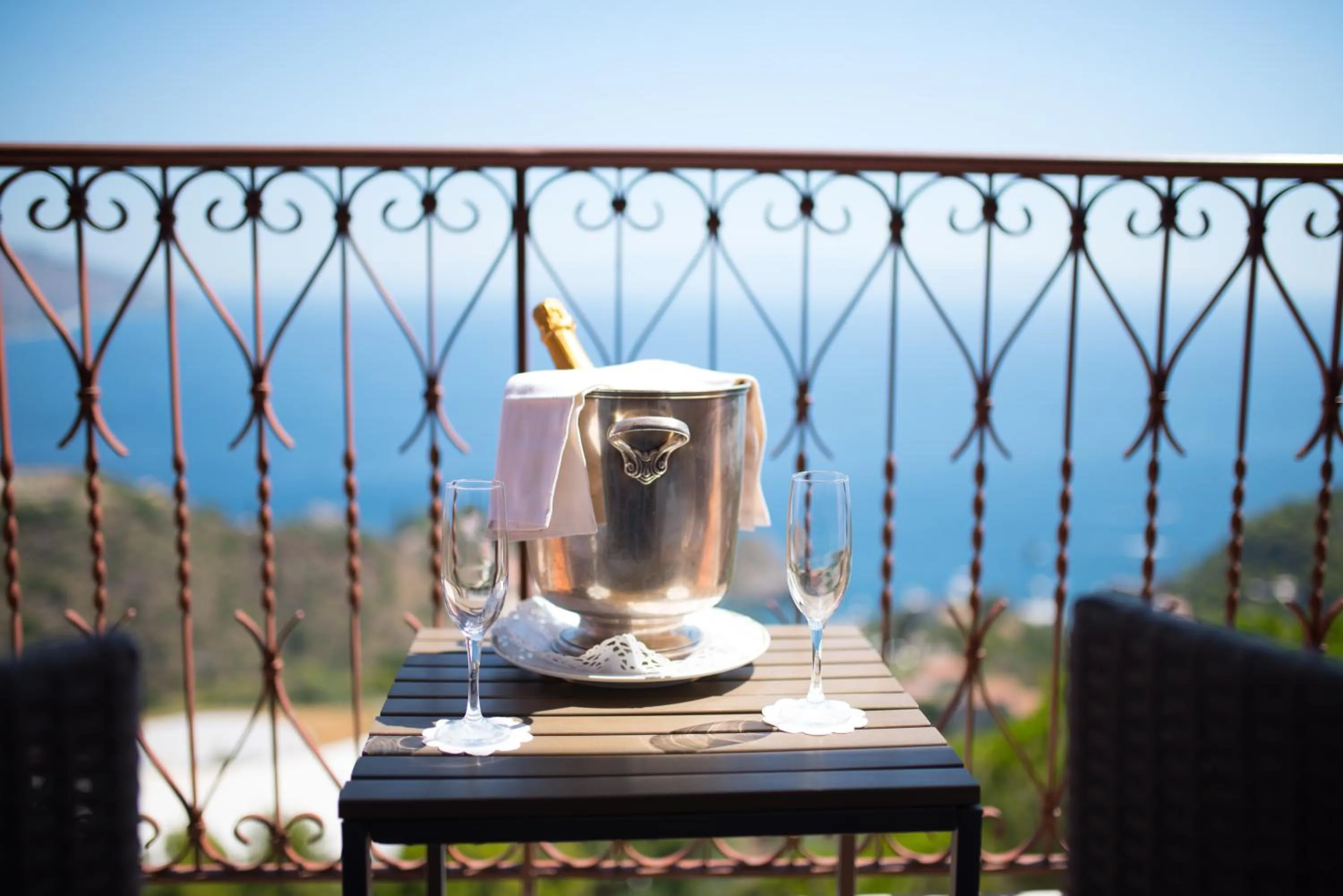 Balcony/Terrace in Grand Hotel Miramare
