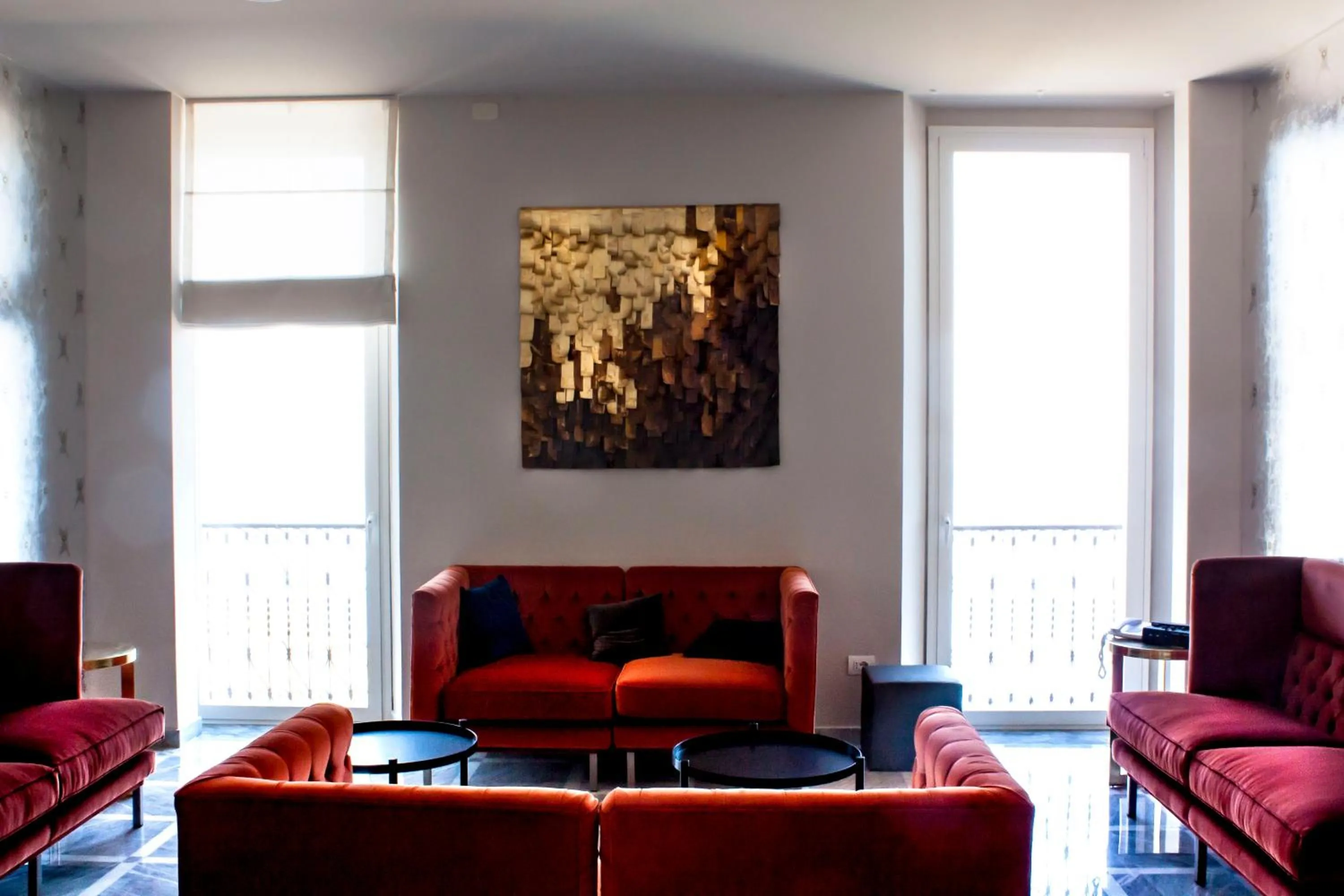 Living room in Grand Hotel Miramare