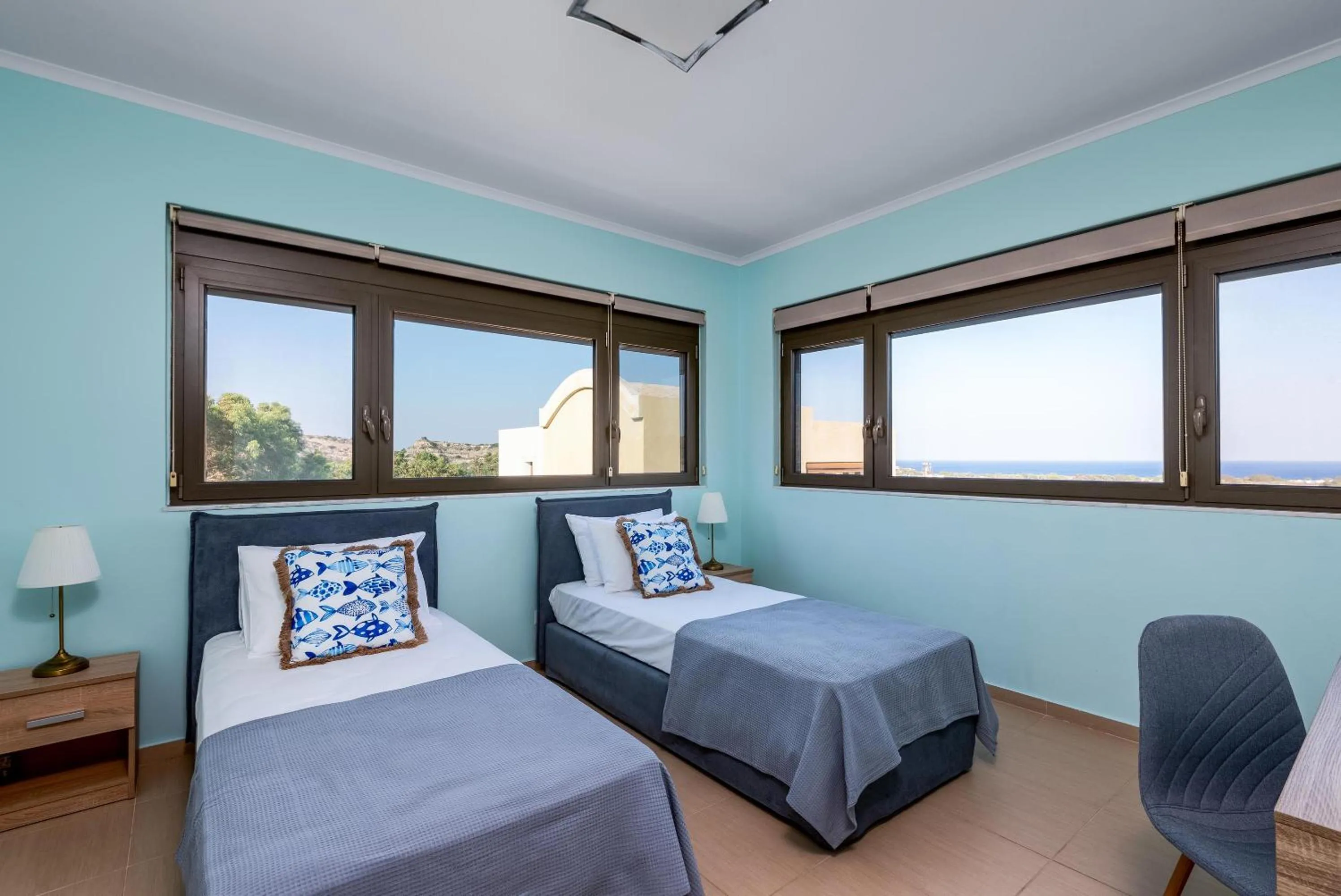 Bedroom, Bed in Acro Villa