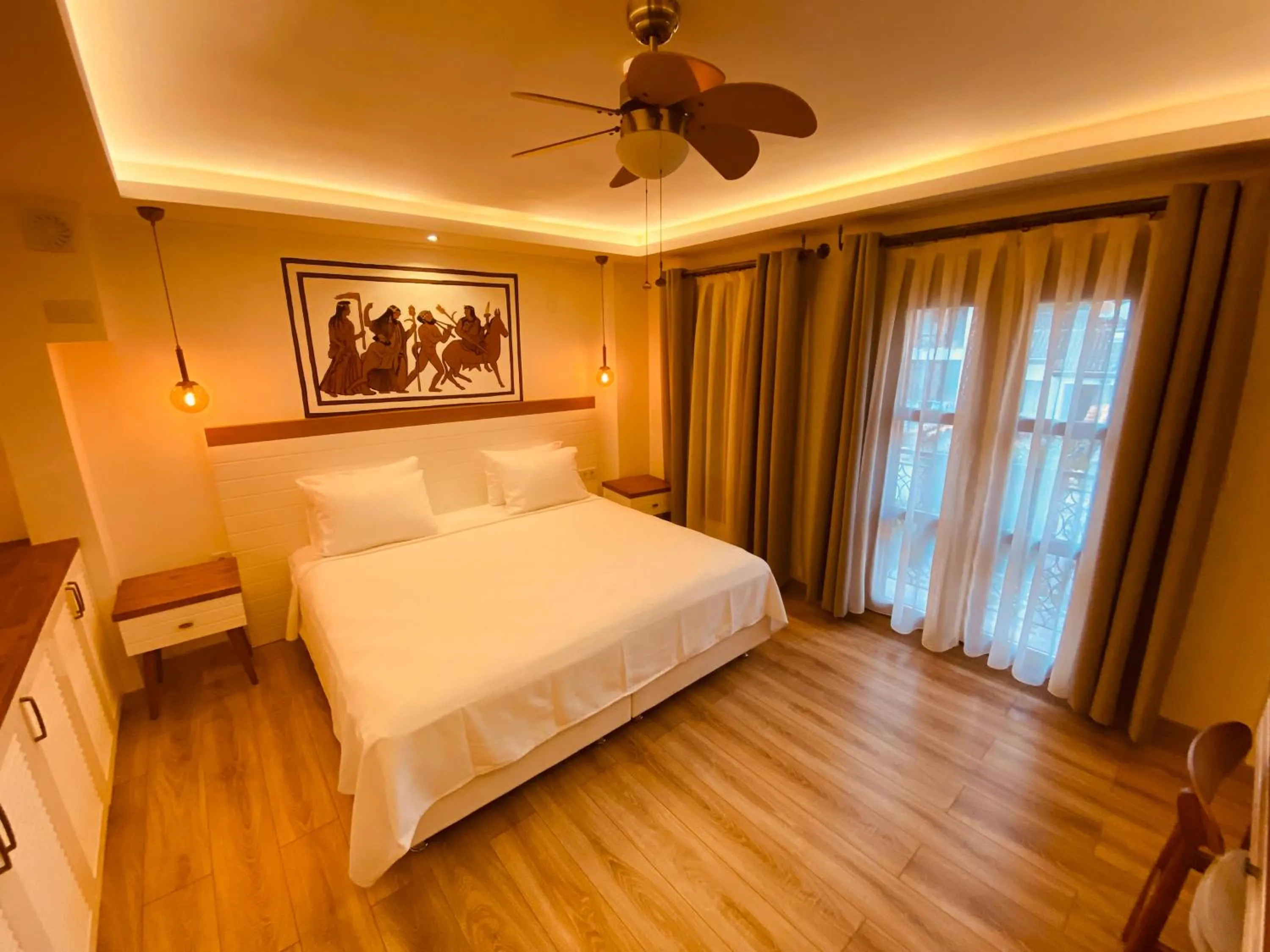 Photo of the whole room, Bed in in Ephesus Hotel and Art Galery