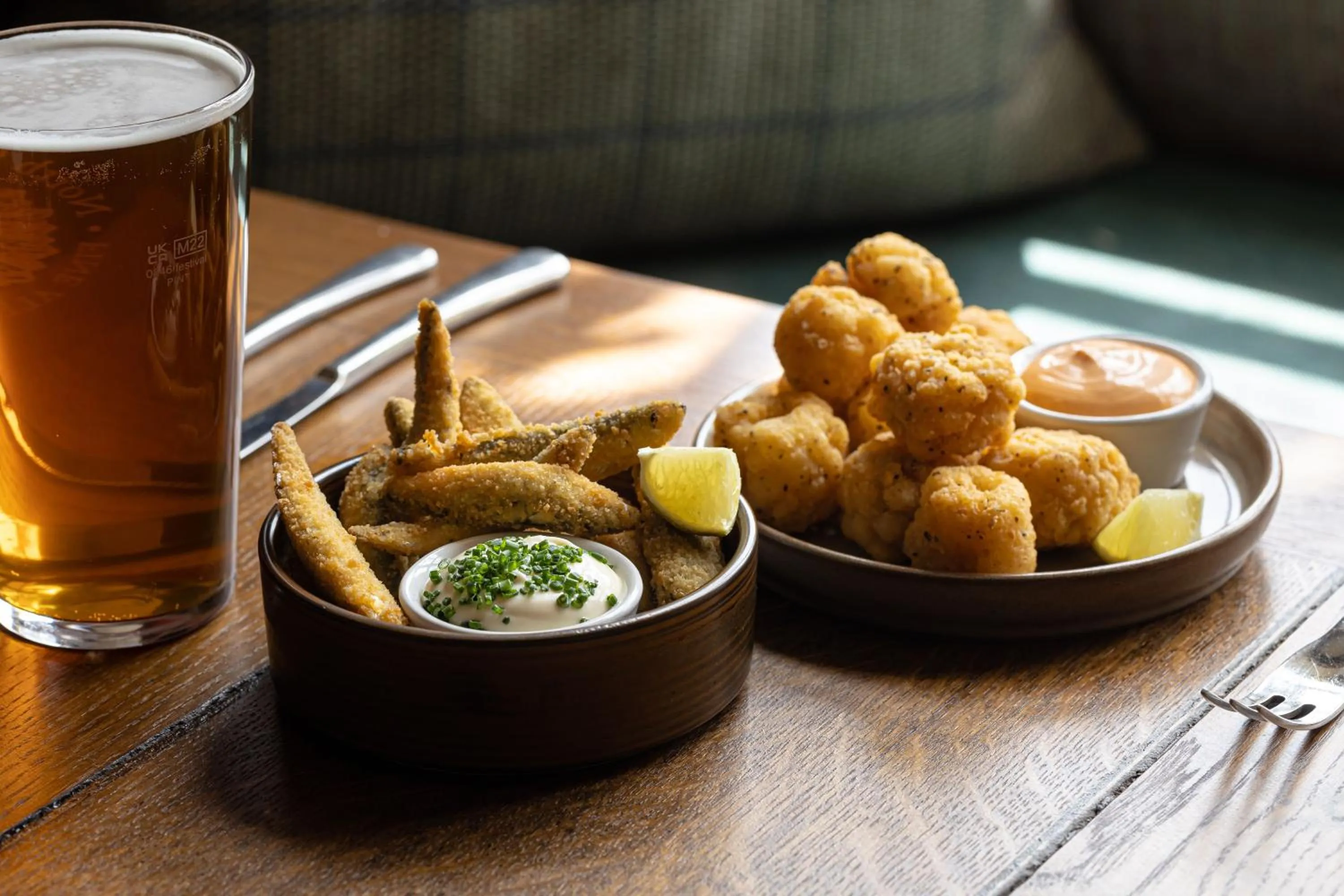 Food and drinks in The Ebrington Arms