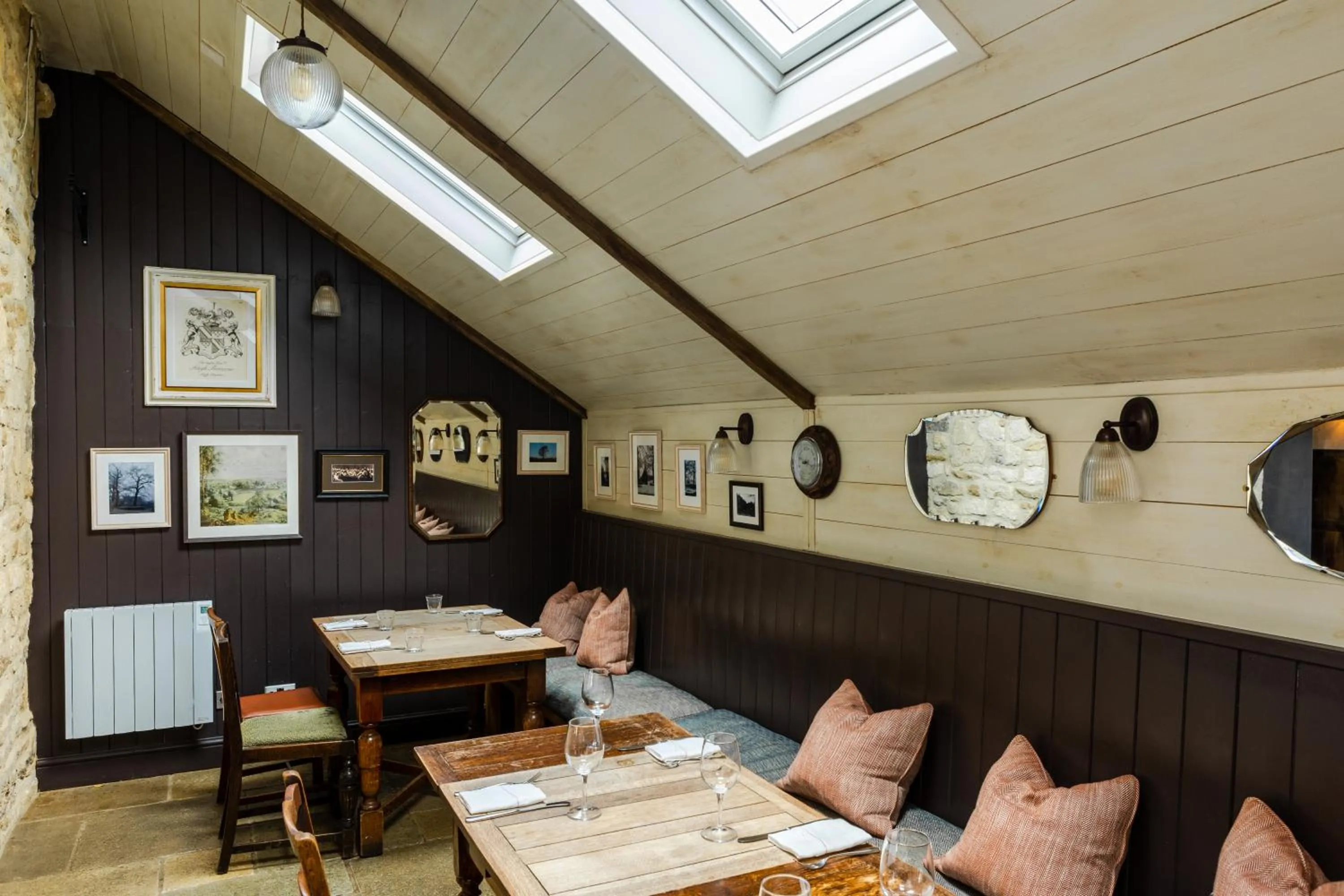 Dining area in The Ebrington Arms
