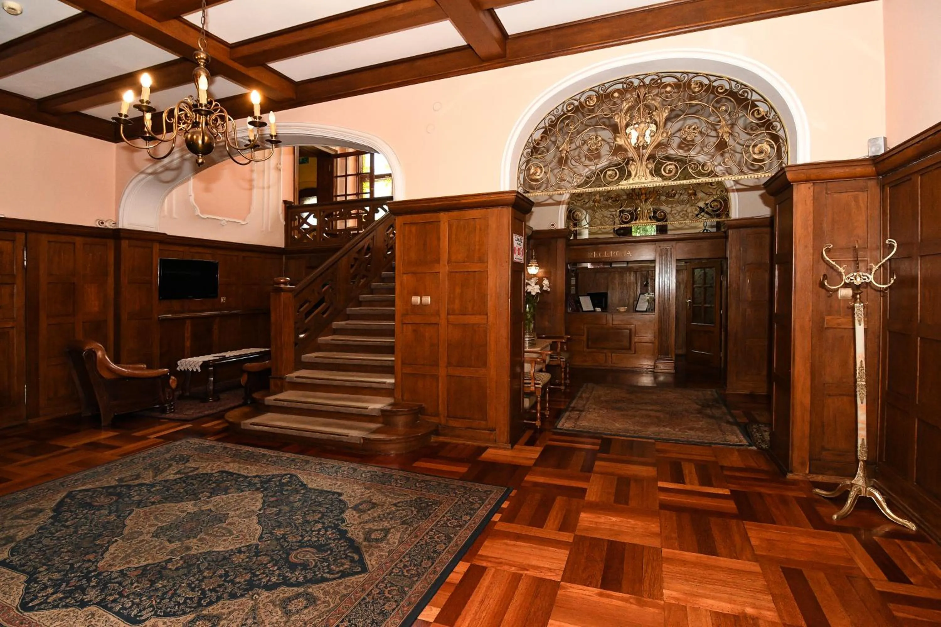 Lobby or reception in Rezydencja Janków