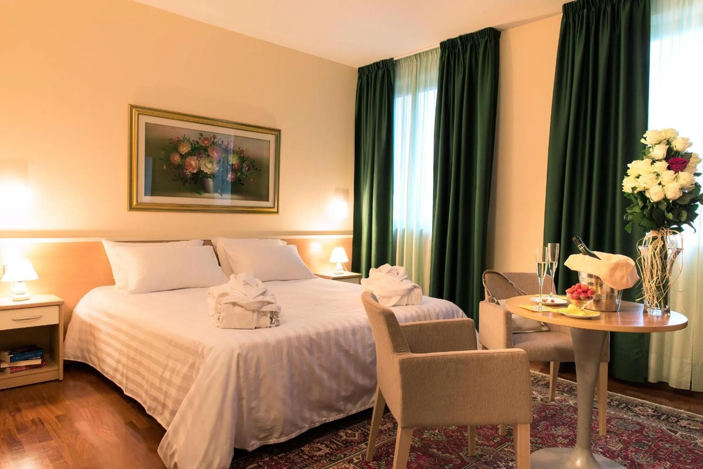 Bed in Hotel Torresi