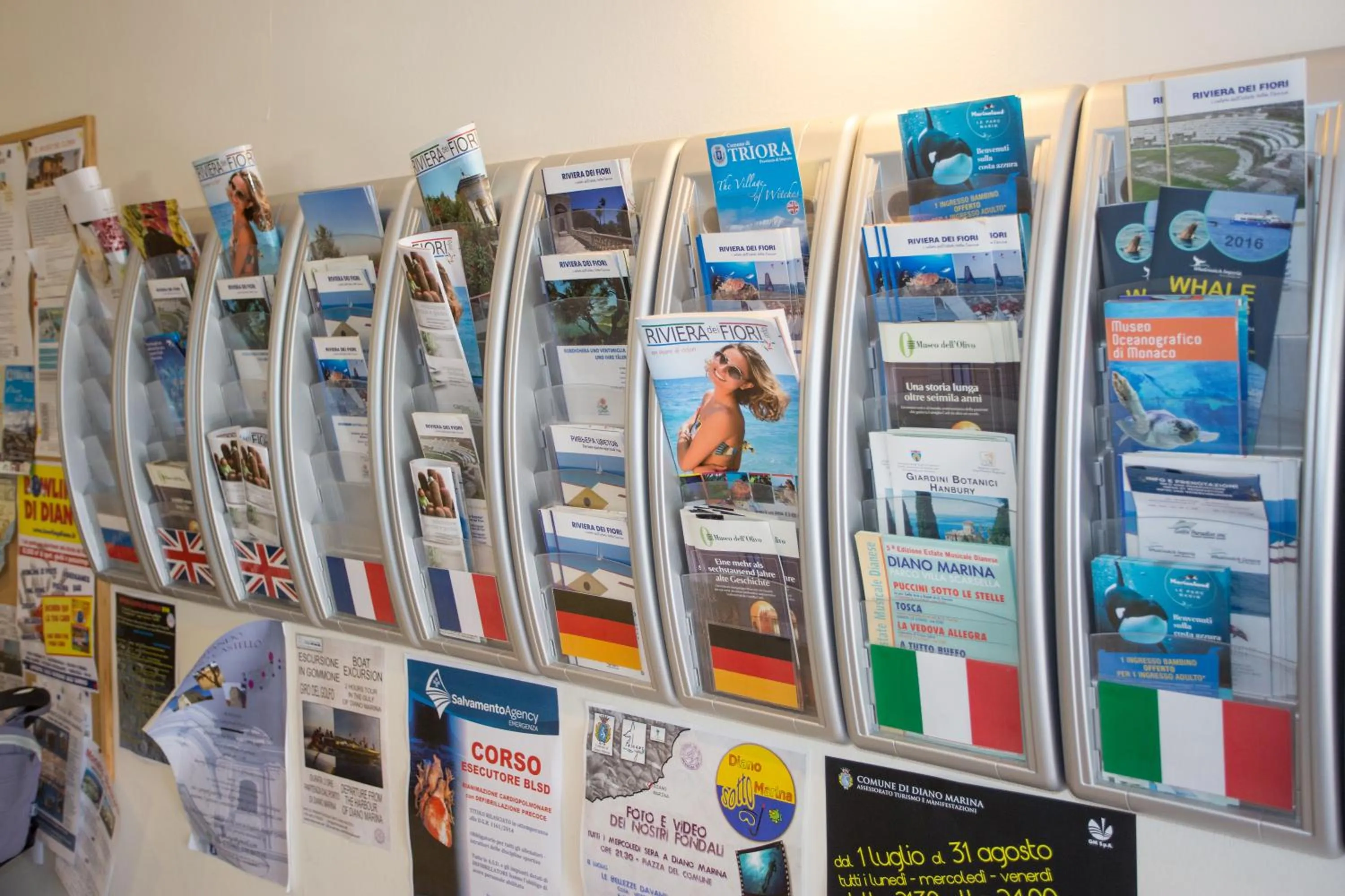 Lobby or reception in Hotel Delle Mimose