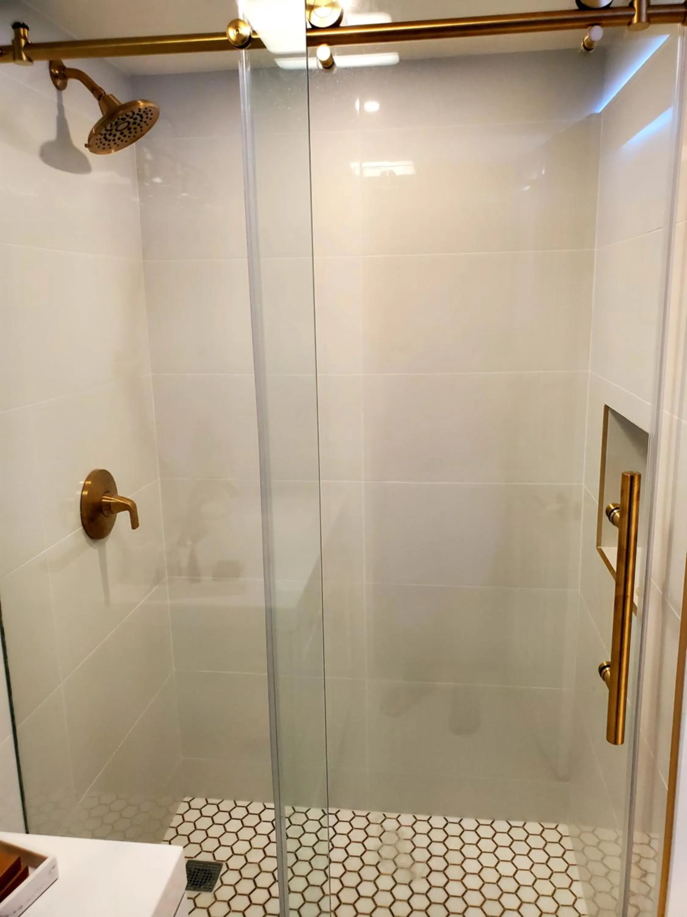 Shower in Cozy 3br/2bath vacation house at Lake Travis