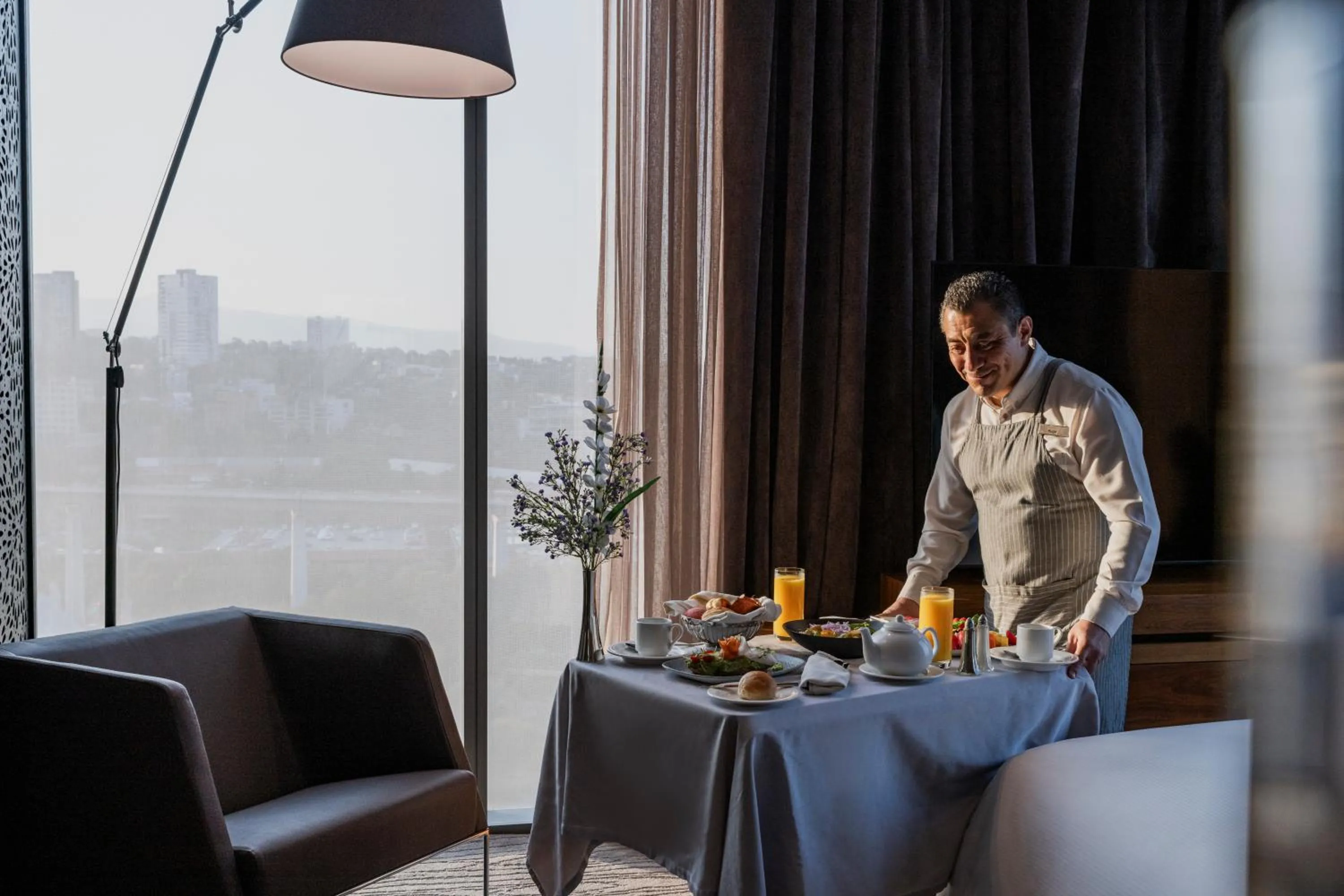 Breakfast in Hilton Mexico City Santa Fe