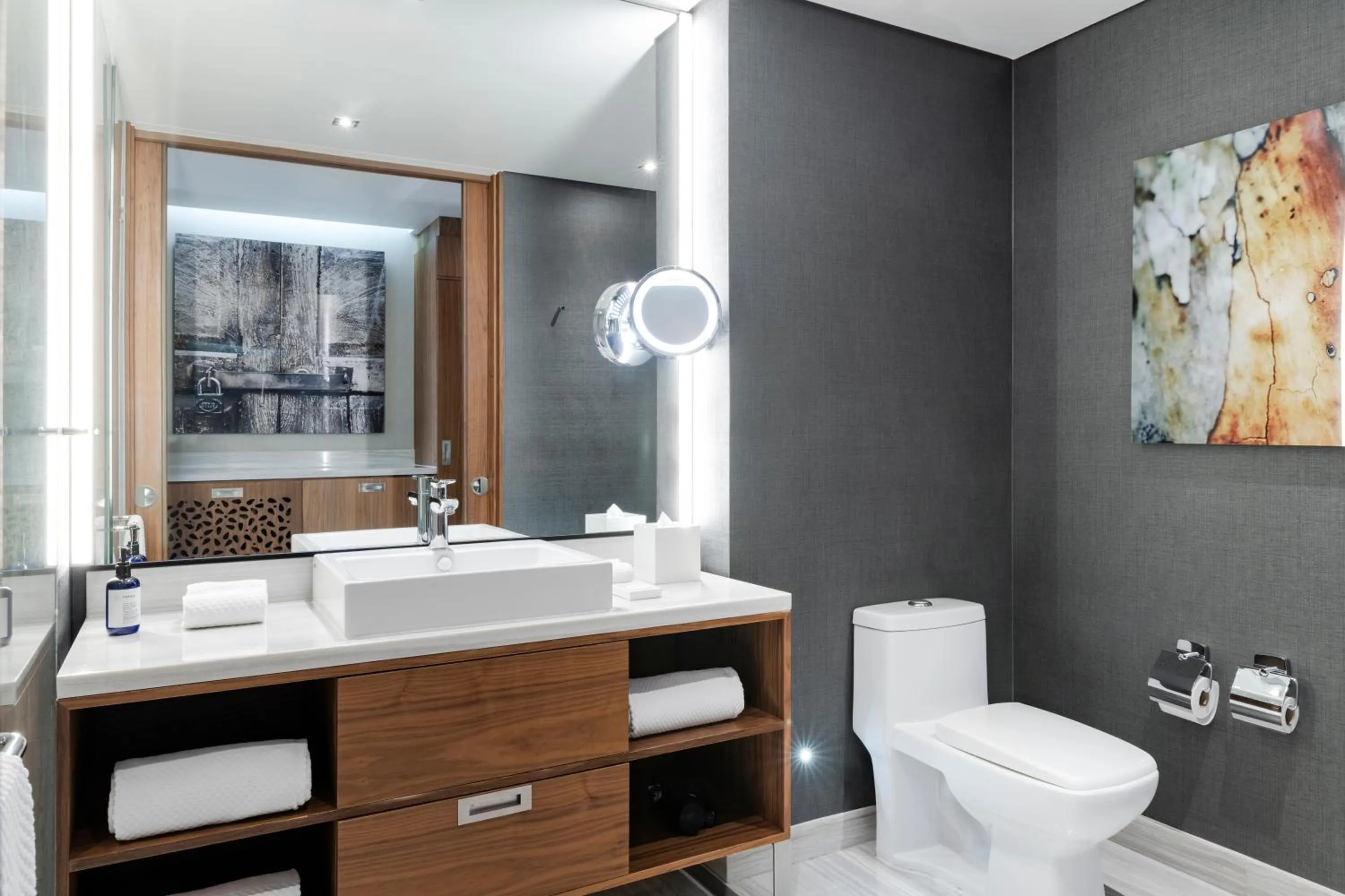 Bathroom in Hilton Mexico City Santa Fe