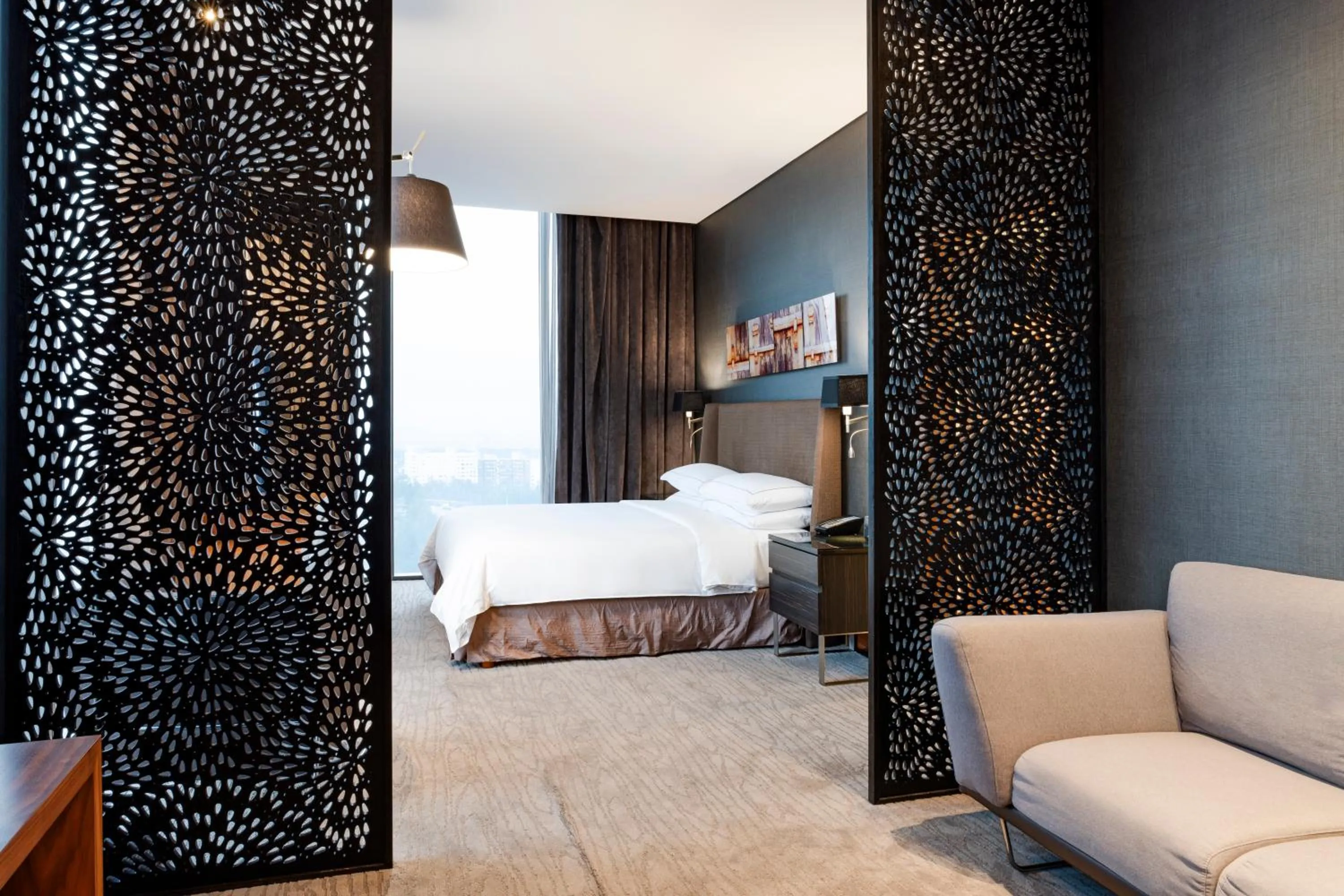 Bedroom, Bed in Hilton Mexico City Santa Fe