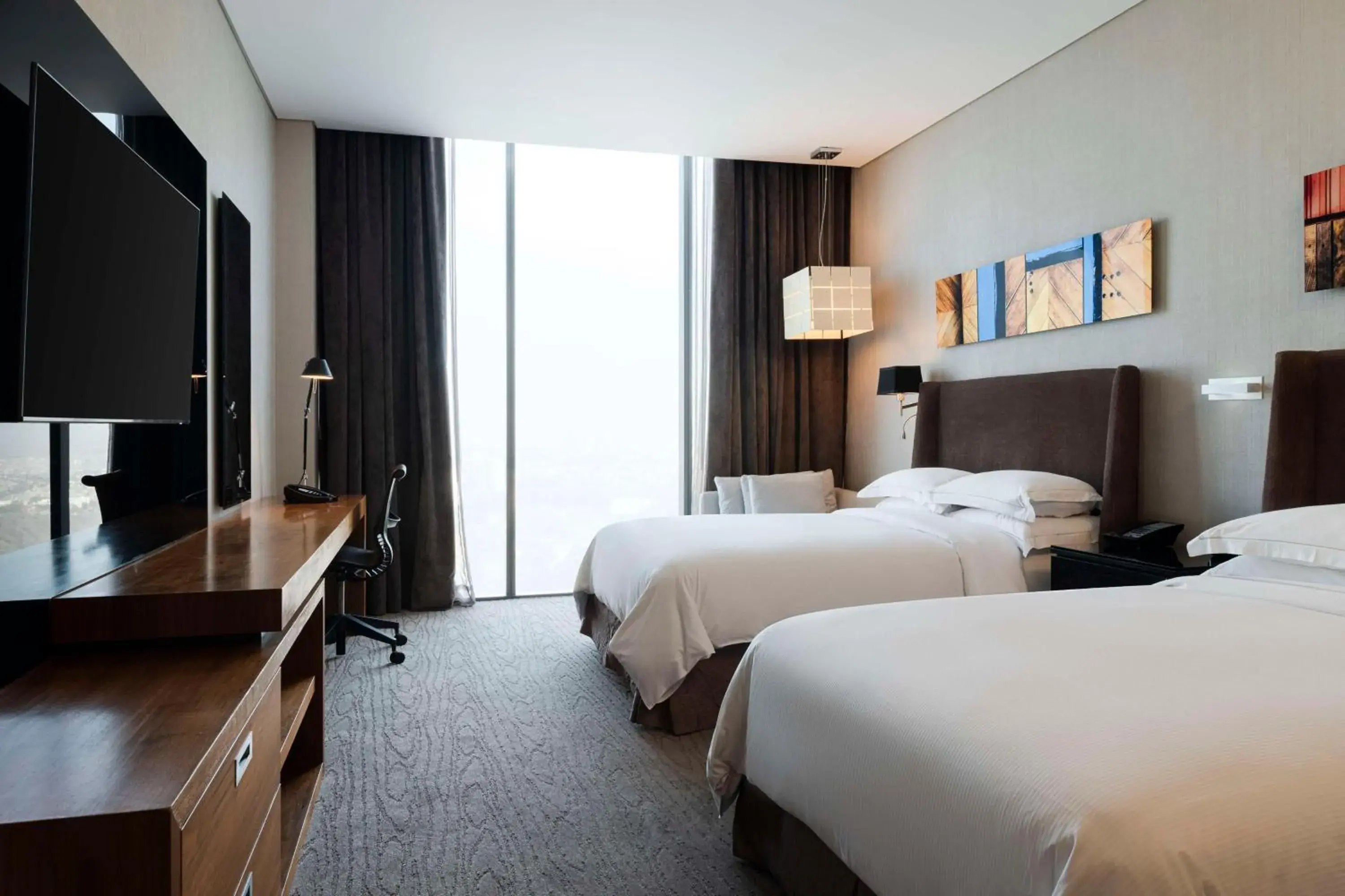 Bed in Hilton Mexico City Santa Fe Bed in Hilton Mexico City Santa Fe