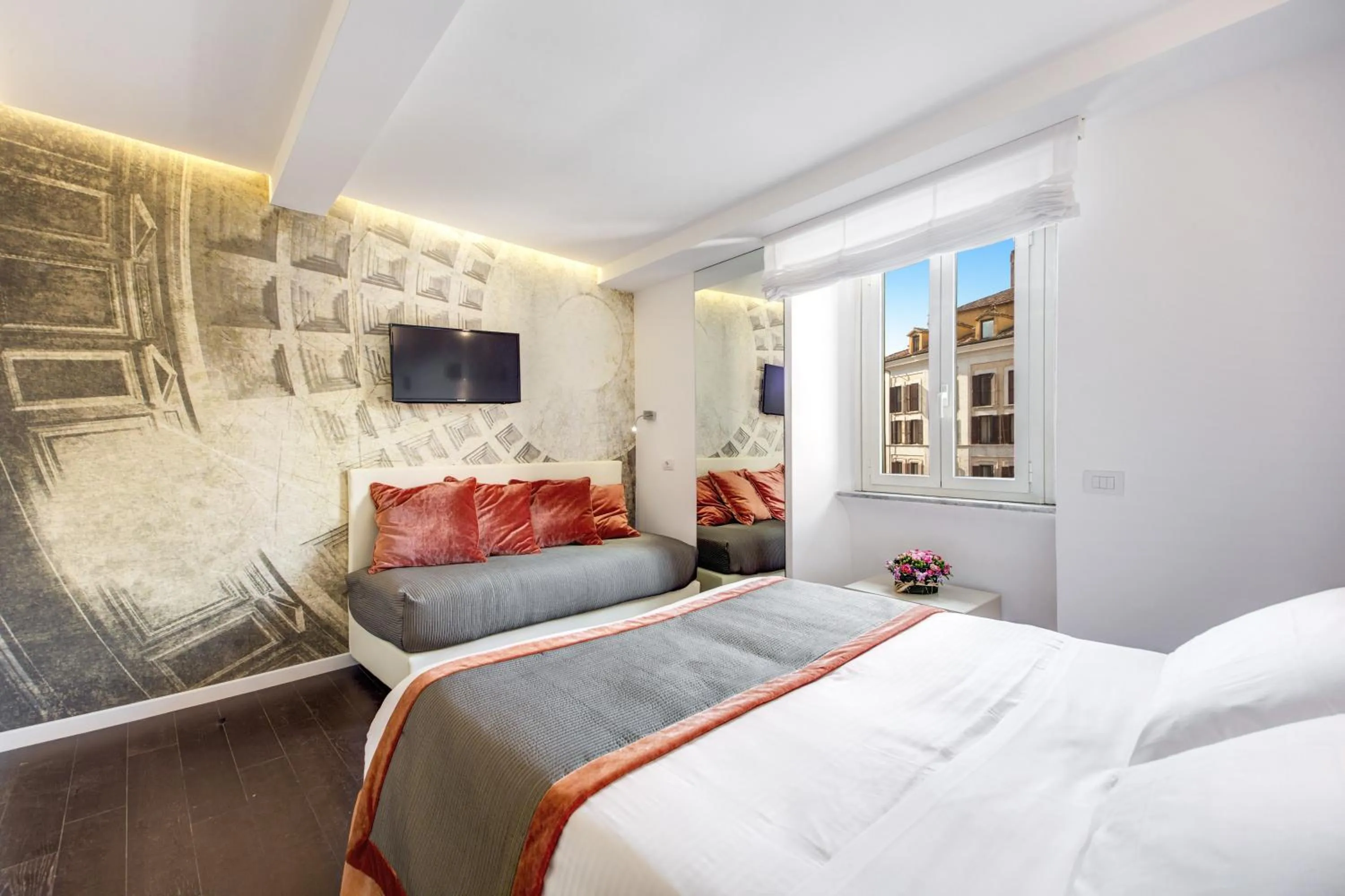 Bedroom, Bed in Albergo Abruzzi