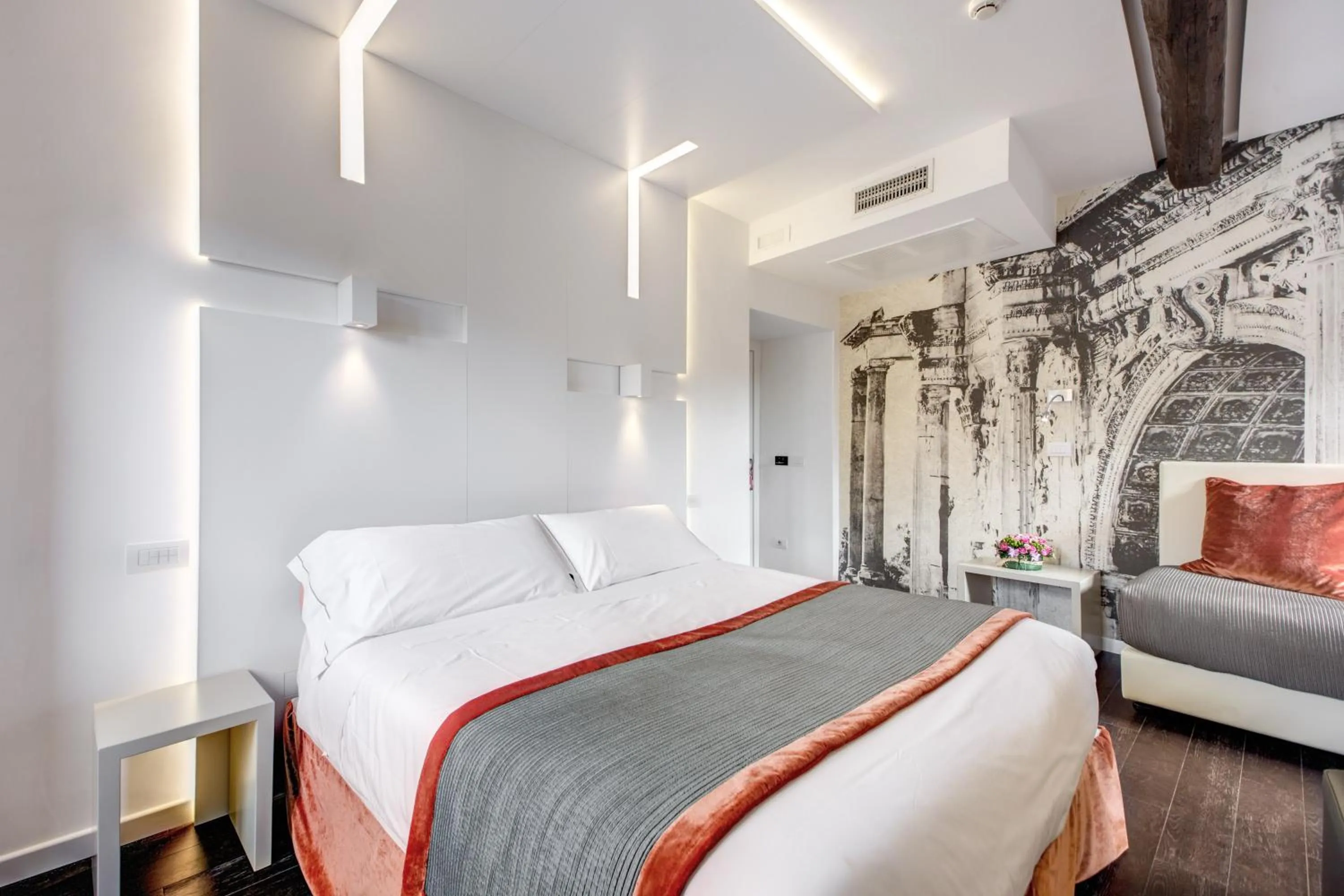 Bedroom, Bed in Albergo Abruzzi