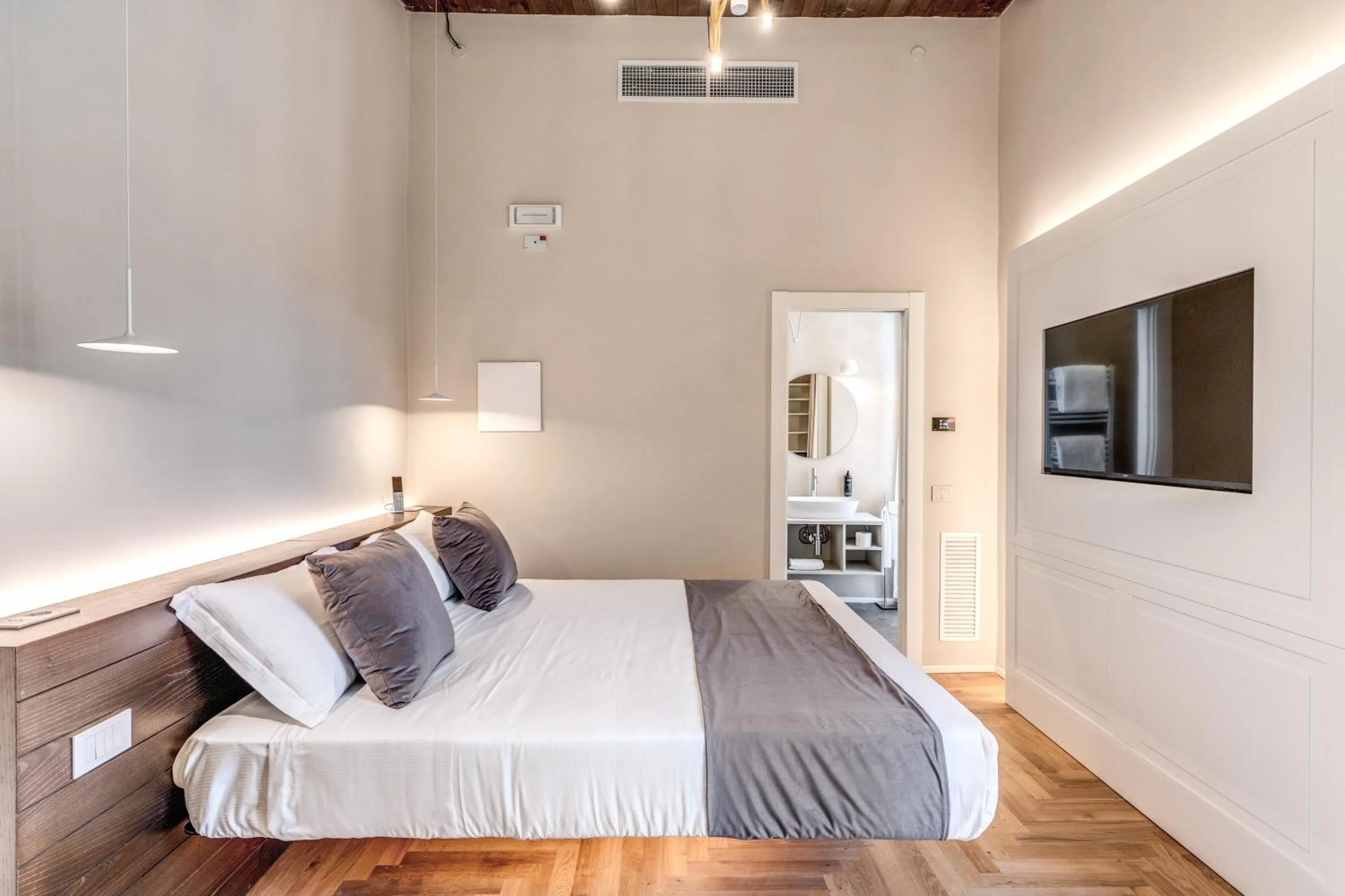 Bed in Albergo Abruzzi