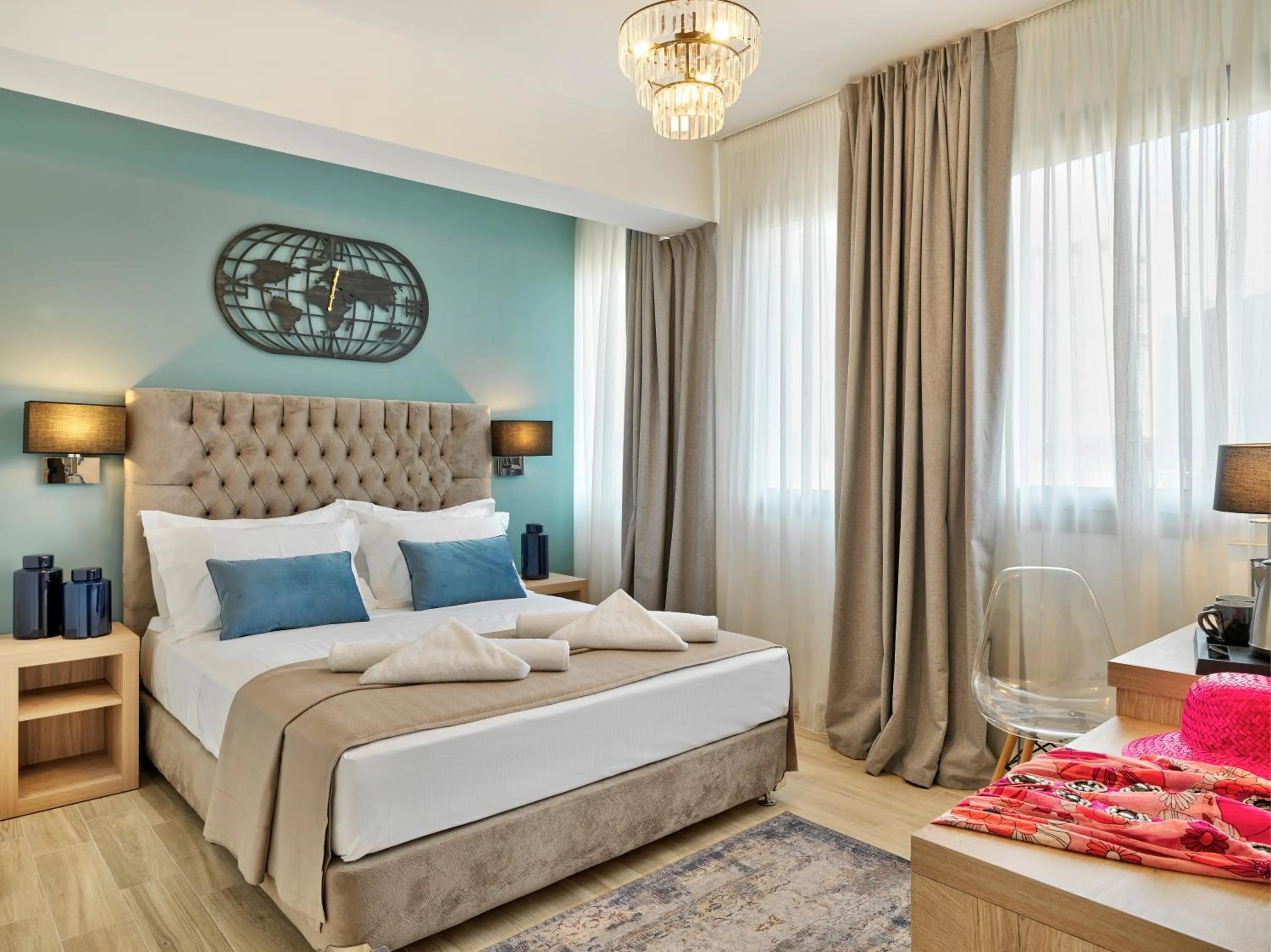 Photo of the whole room, Bed in Acropolis City Life BH