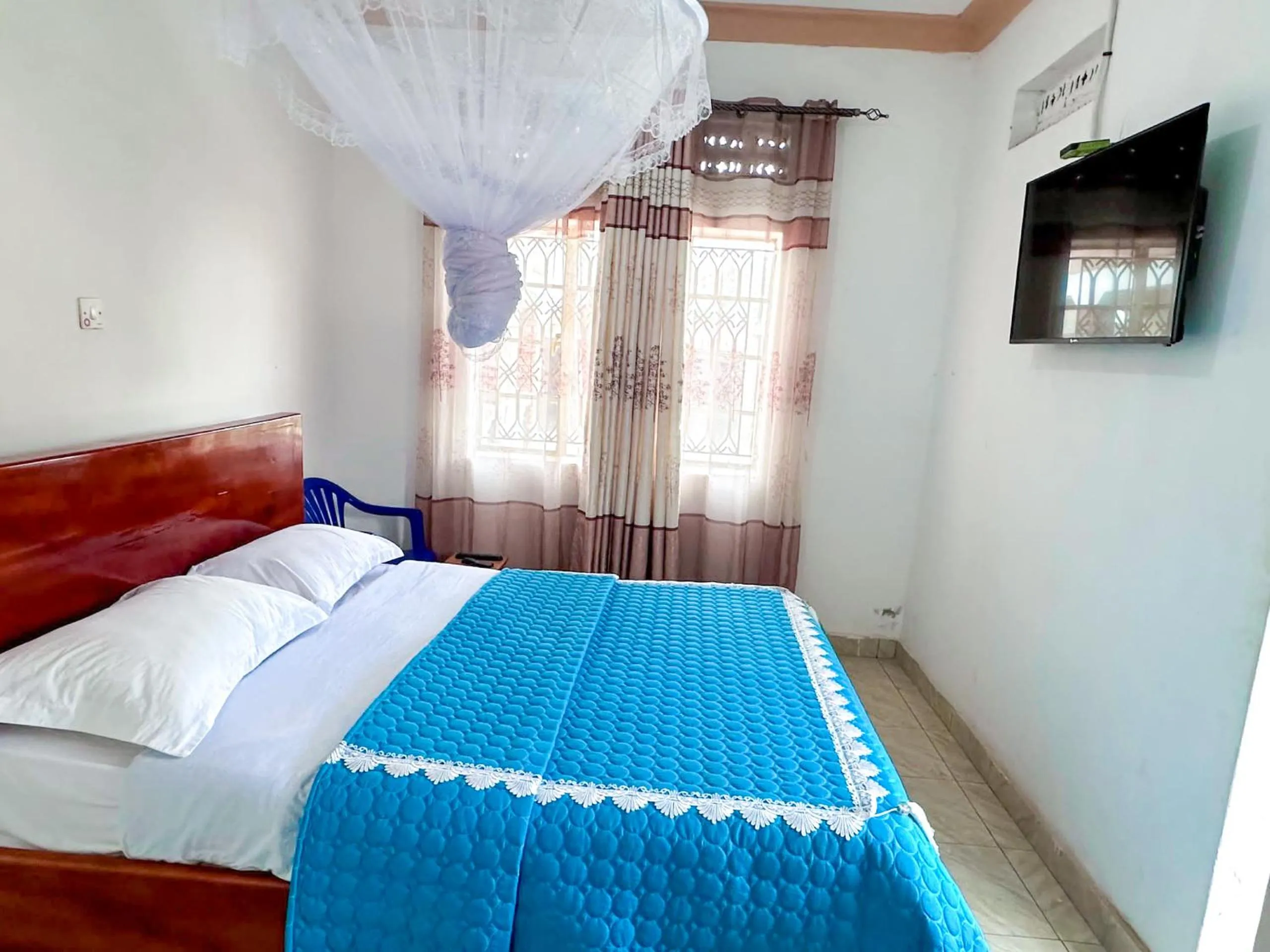 Bed in Agape House Kisoro