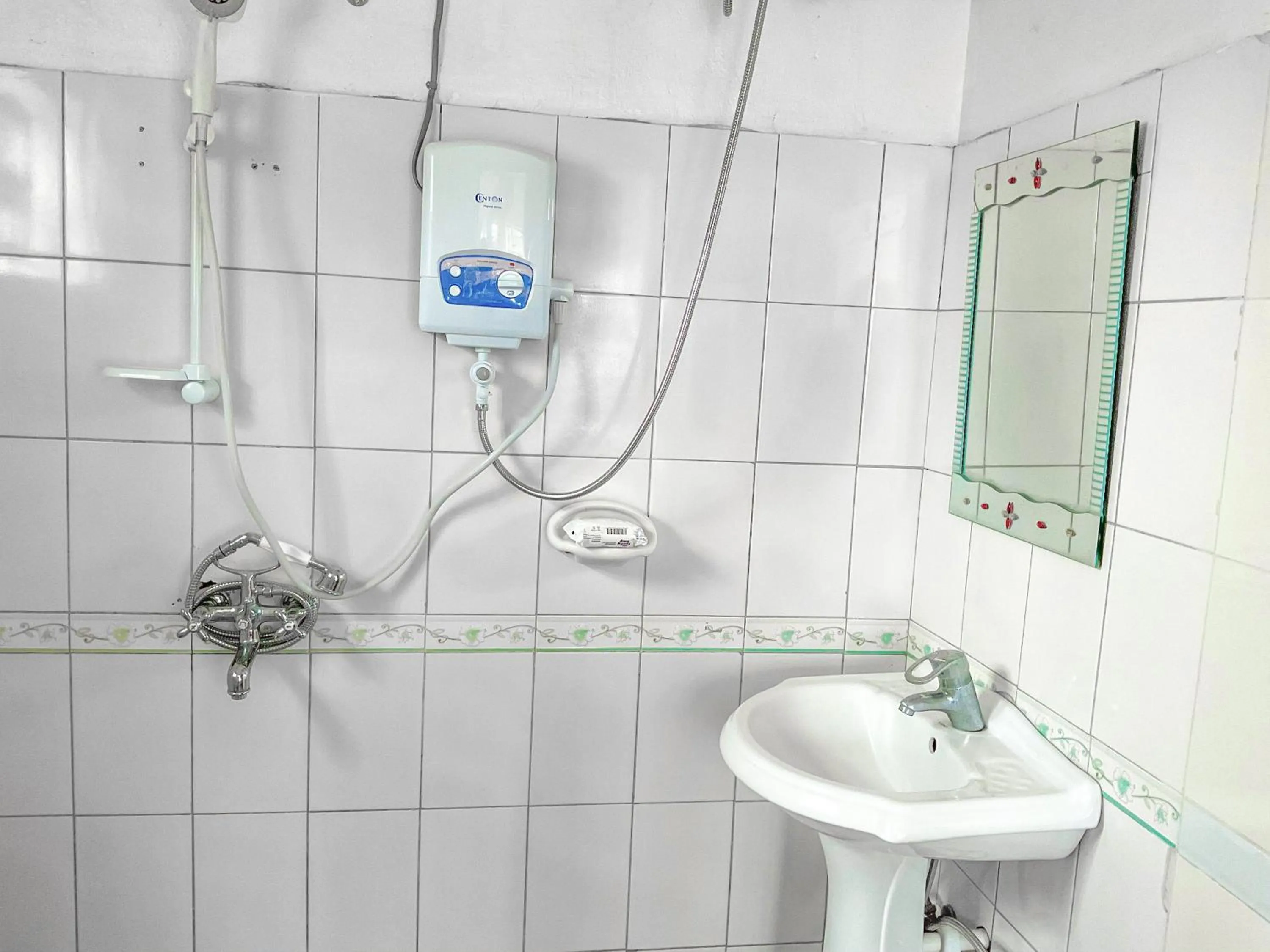 Shower in Agape House Kisoro